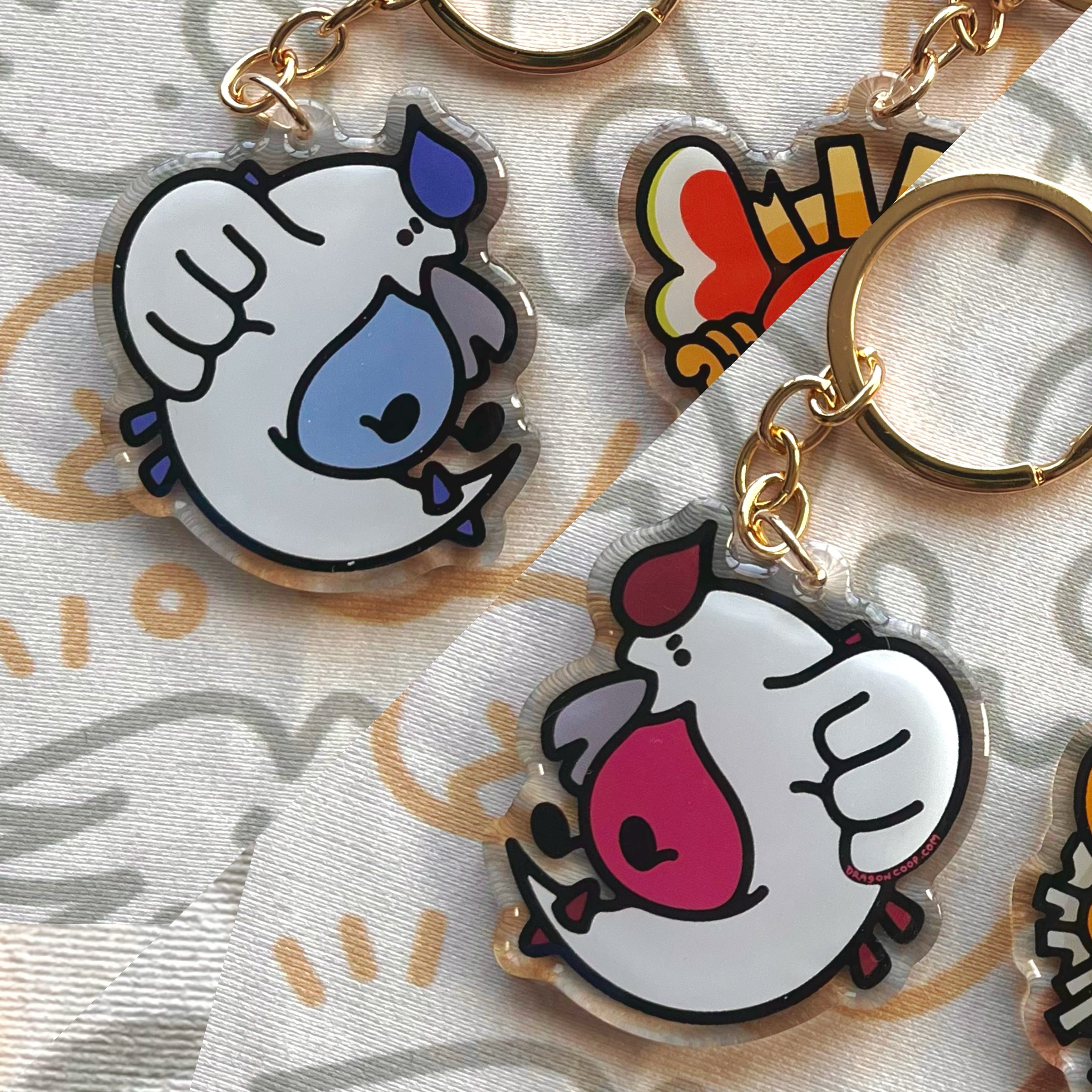 Lugia Legendary Chook Keychain