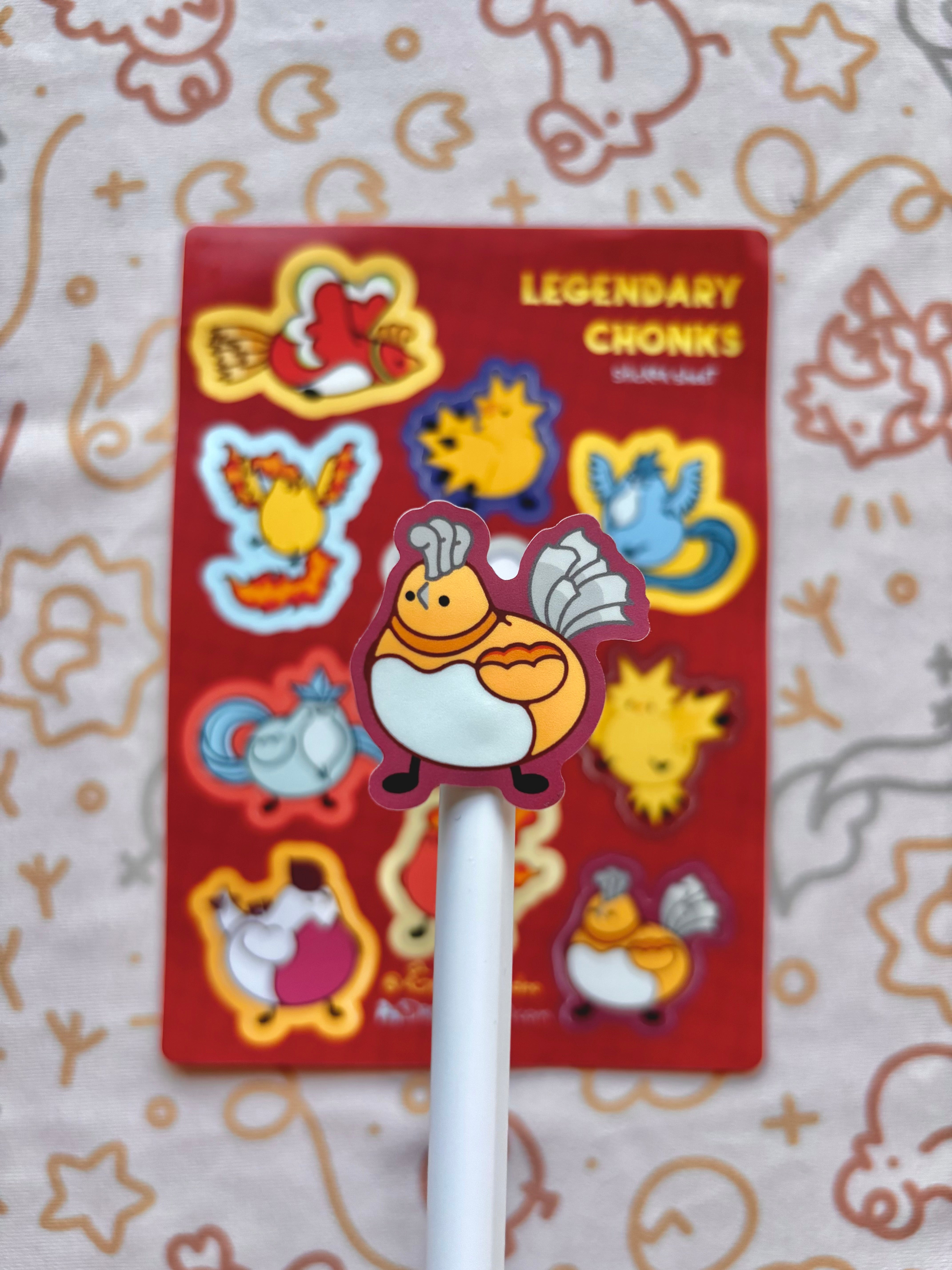 Legendary Chonks Vinyl Sticker Sheet