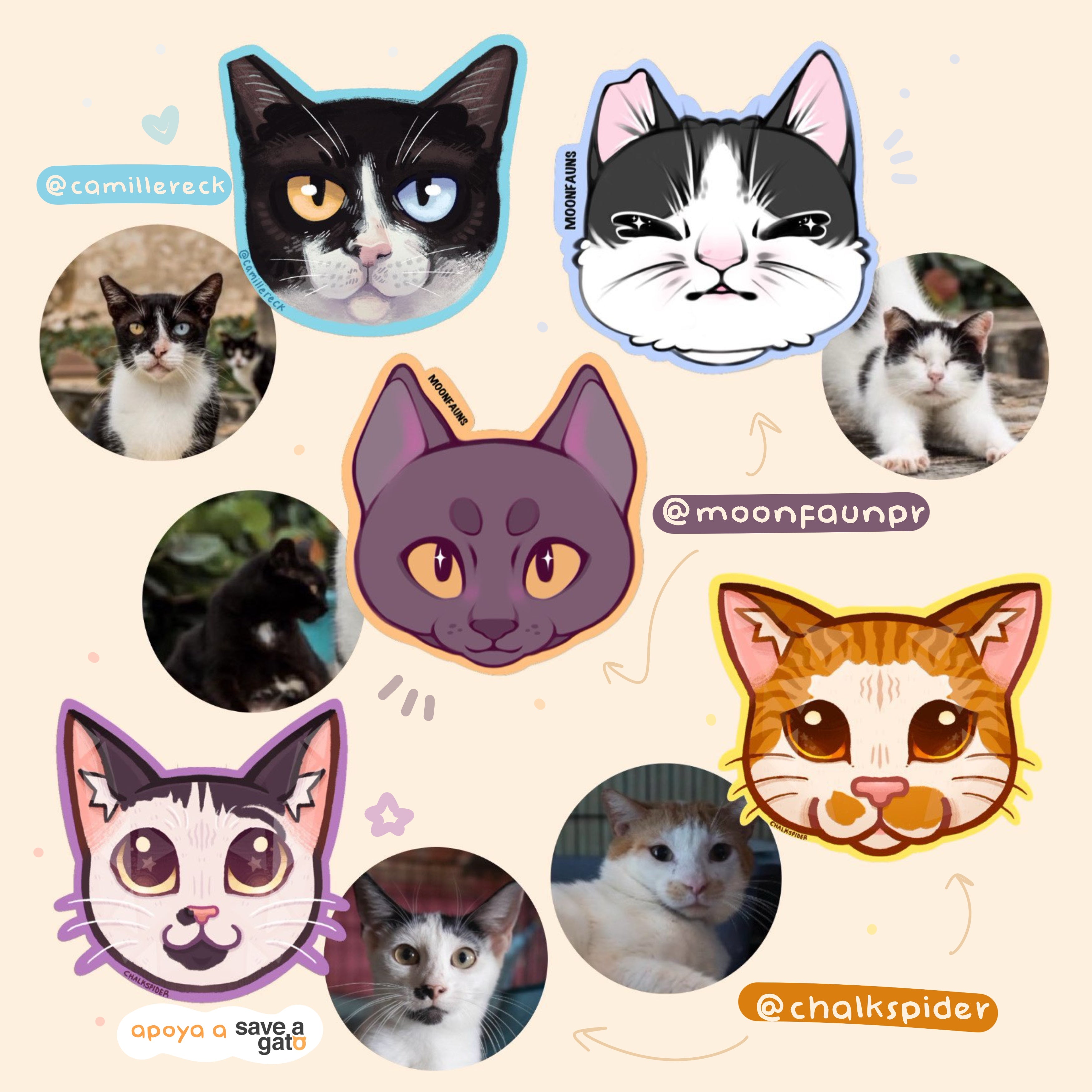 Sticker Pack - Save a Gato