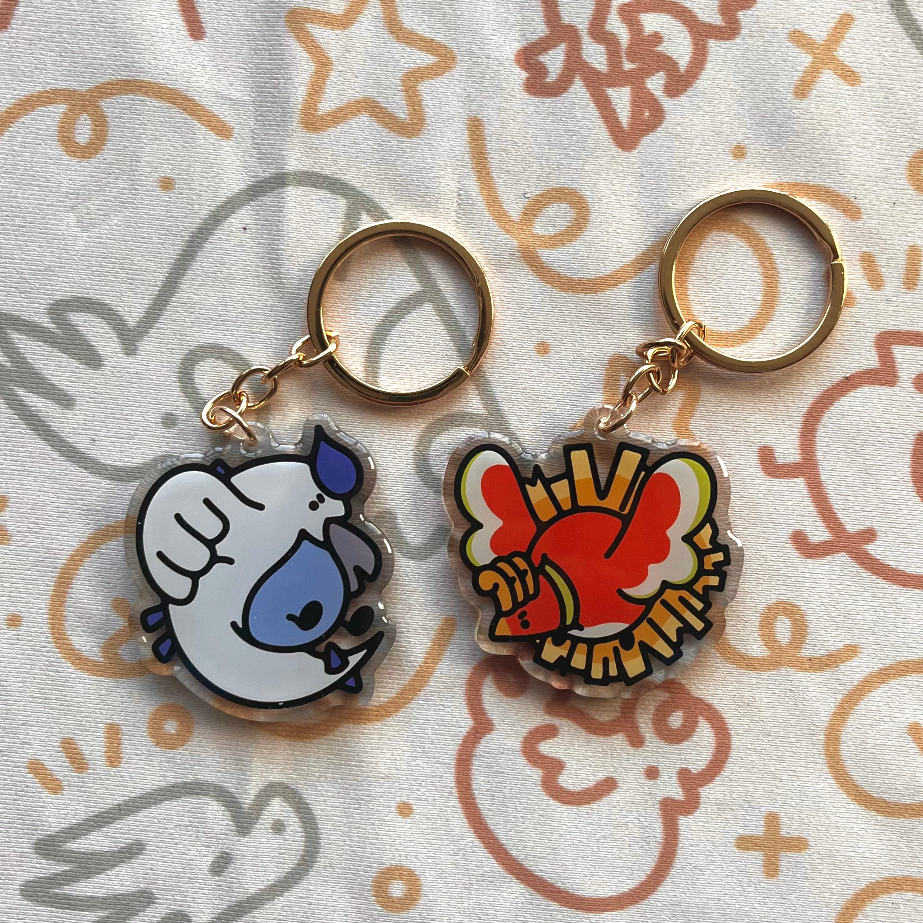 Lugia Legendary Chook Keychain