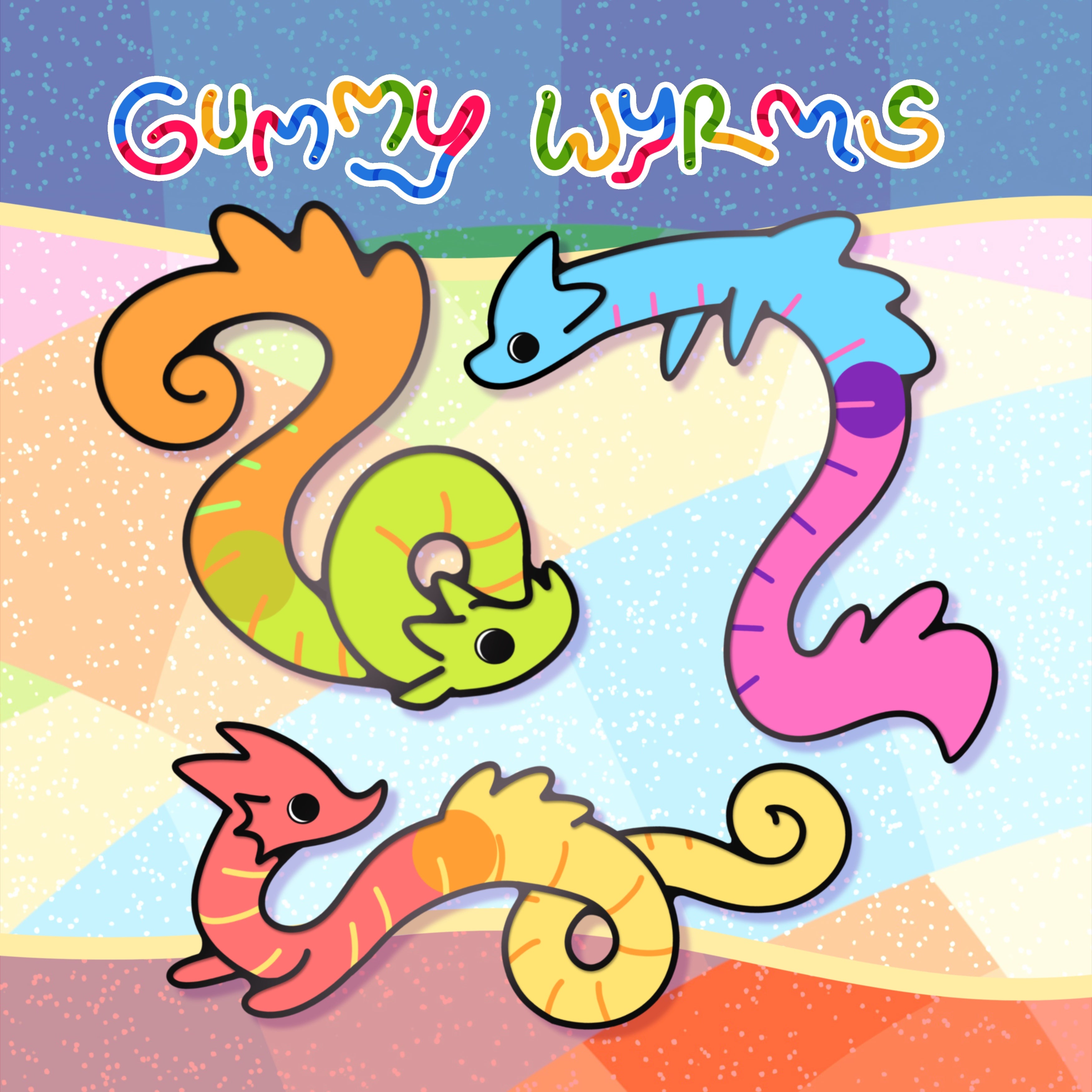 Gummy Wyrms Enamel Pin Blind Bag