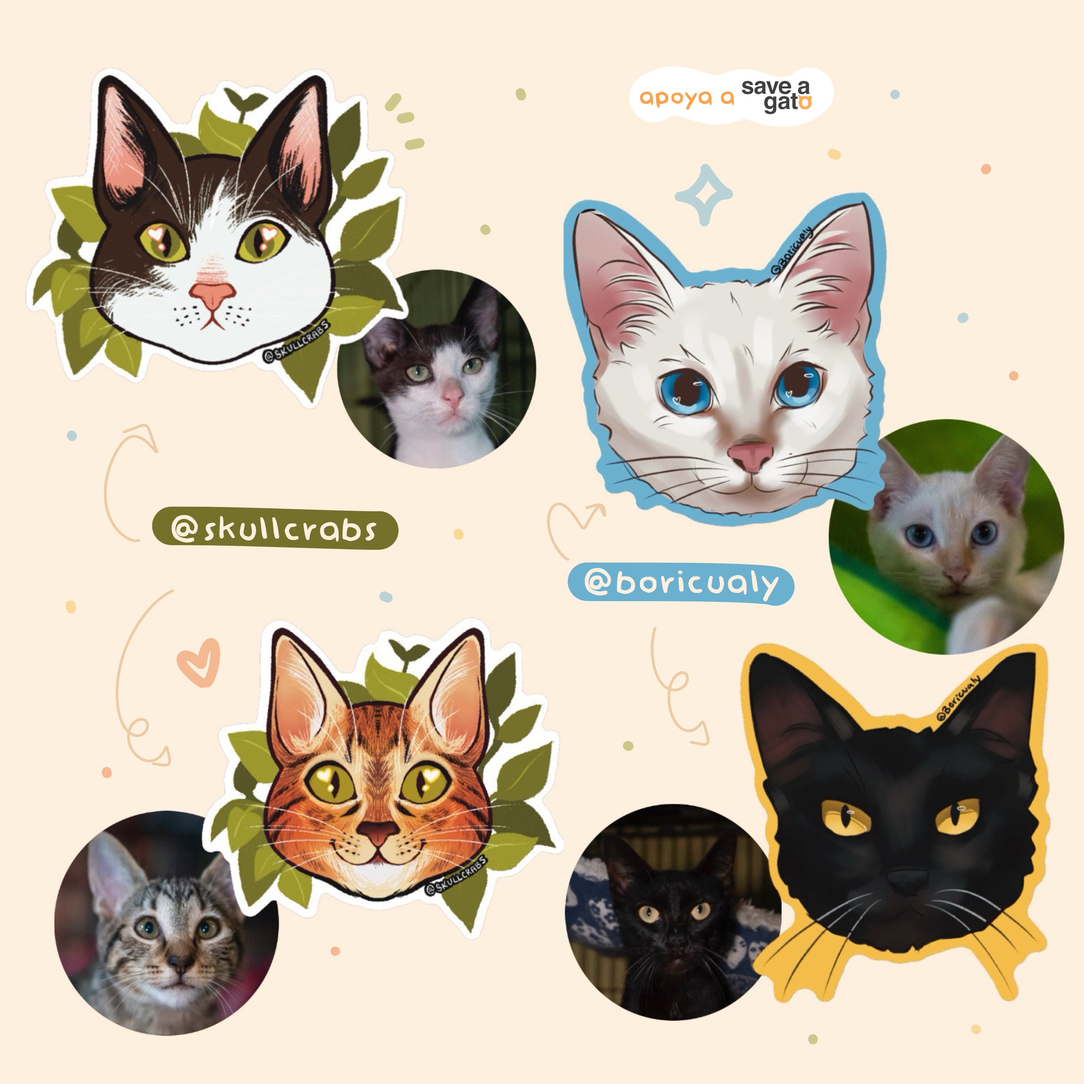 Sticker Pack - Save a Gato