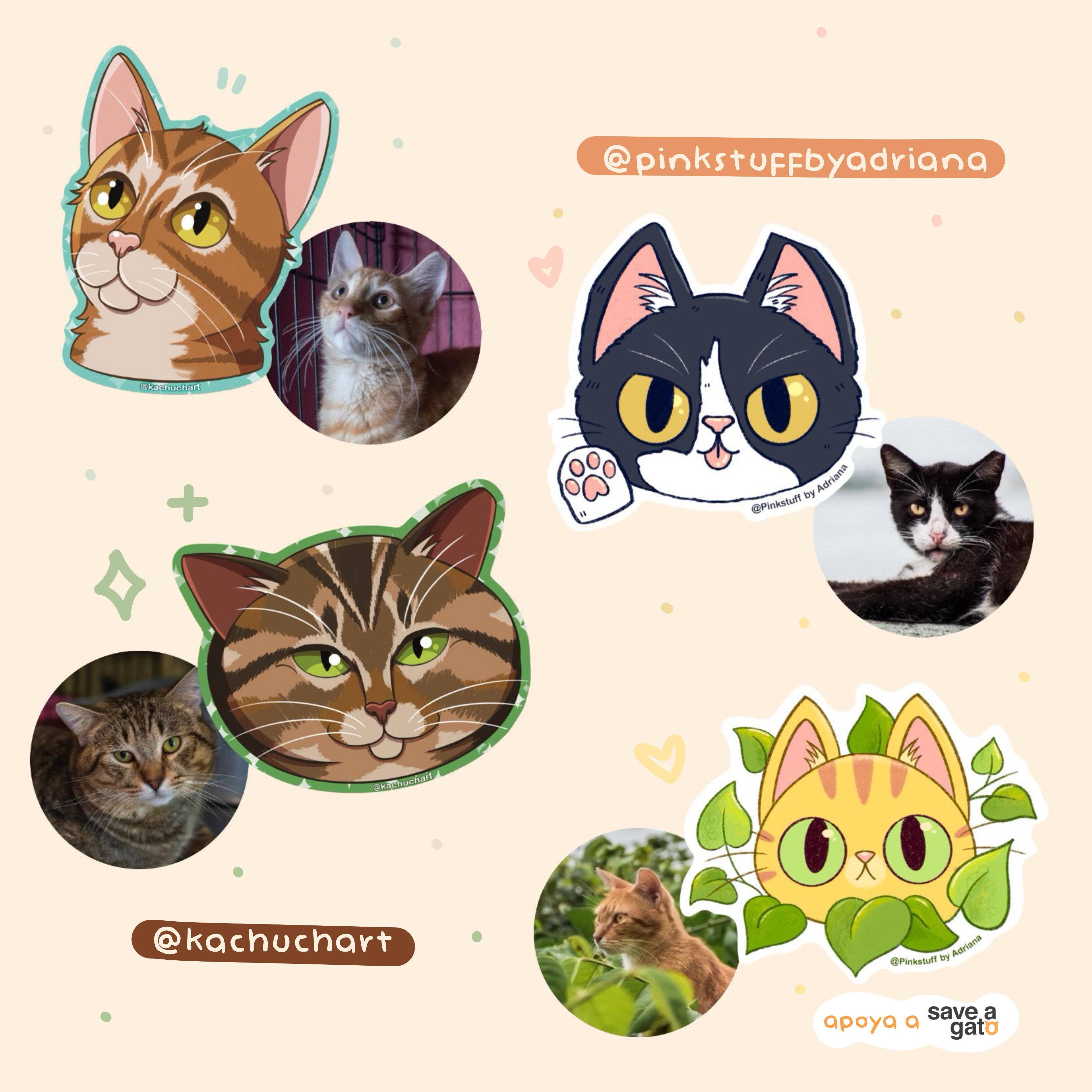Sticker Pack - Save a Gato