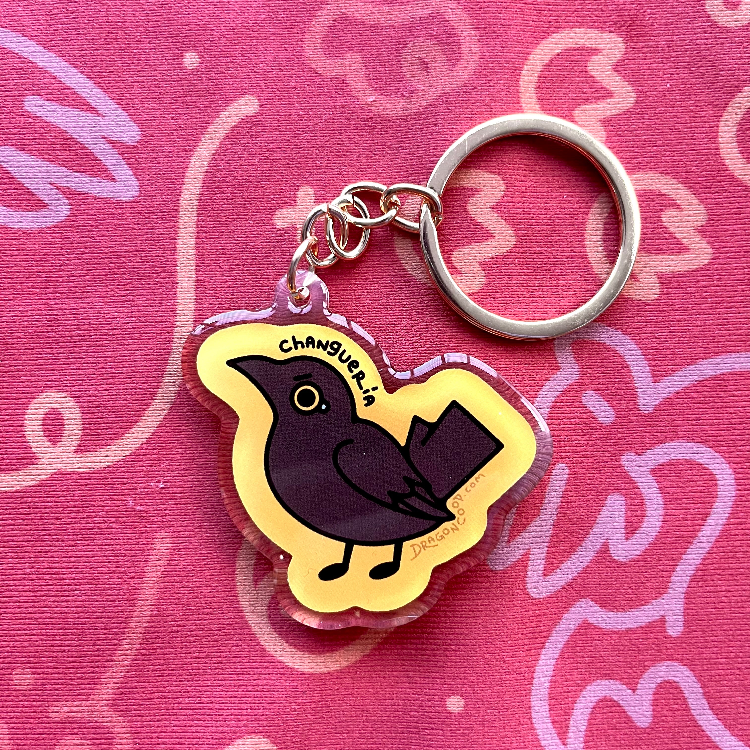 Changuería Black Bird Keychain