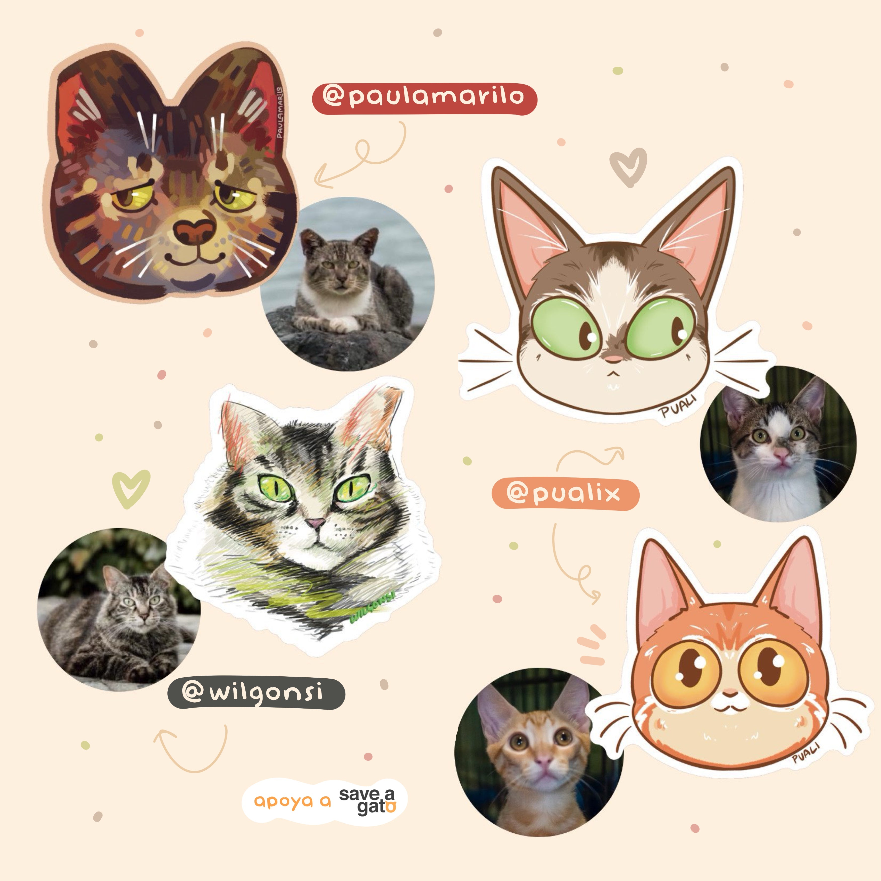 Sticker Pack - Save a Gato