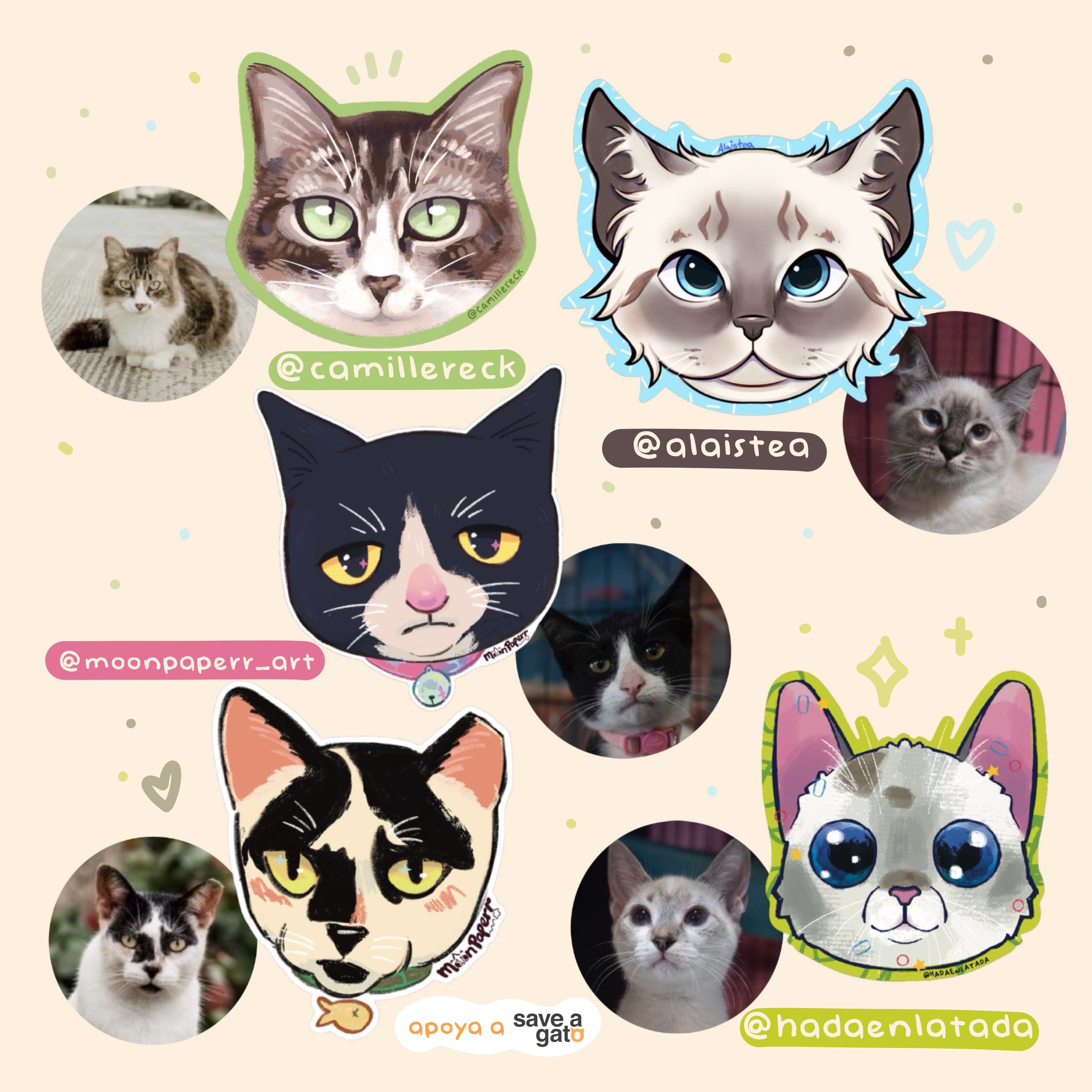 Sticker Pack - Save a Gato