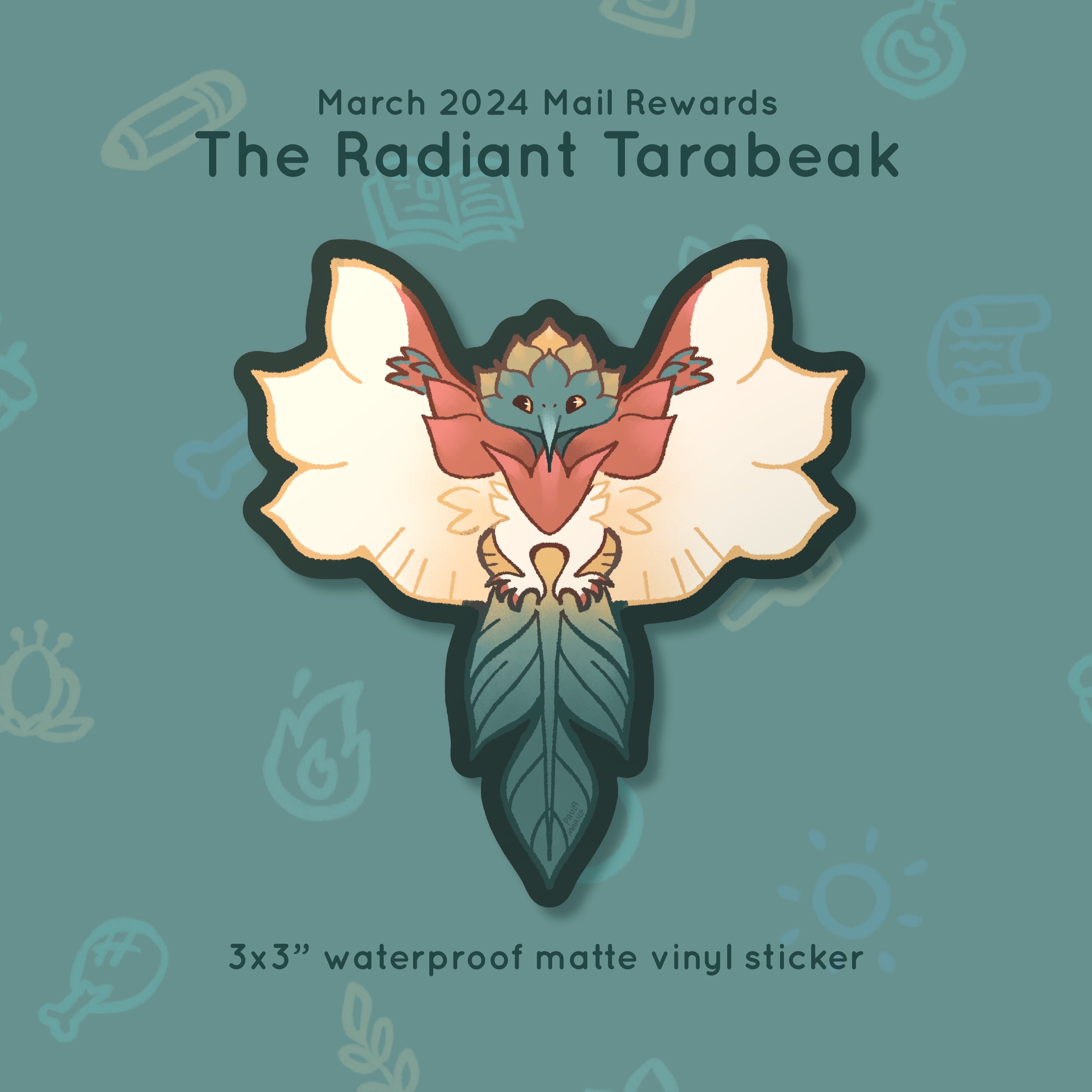 Critter #21 - Radiant Tarabeak - March 2024 Rewards