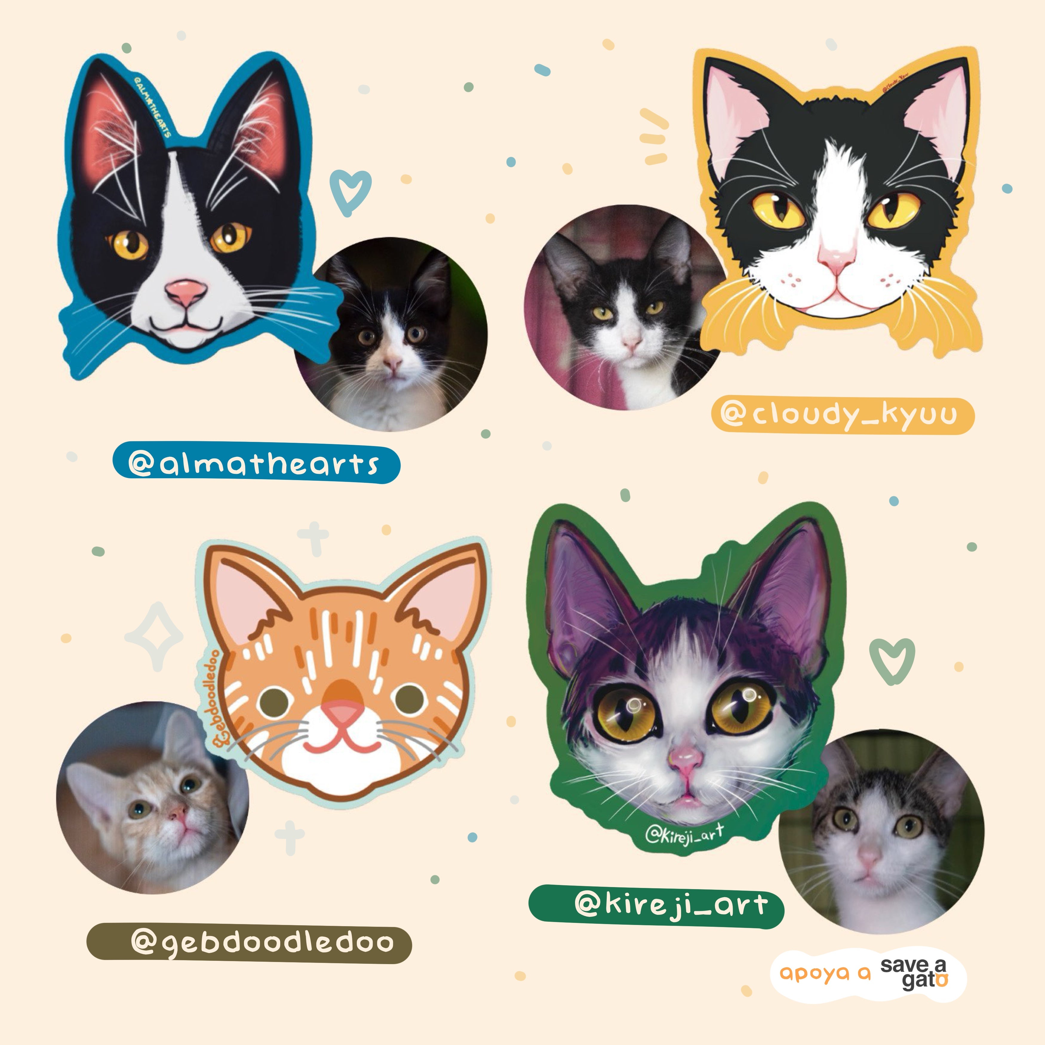 Sticker Pack - Save a Gato