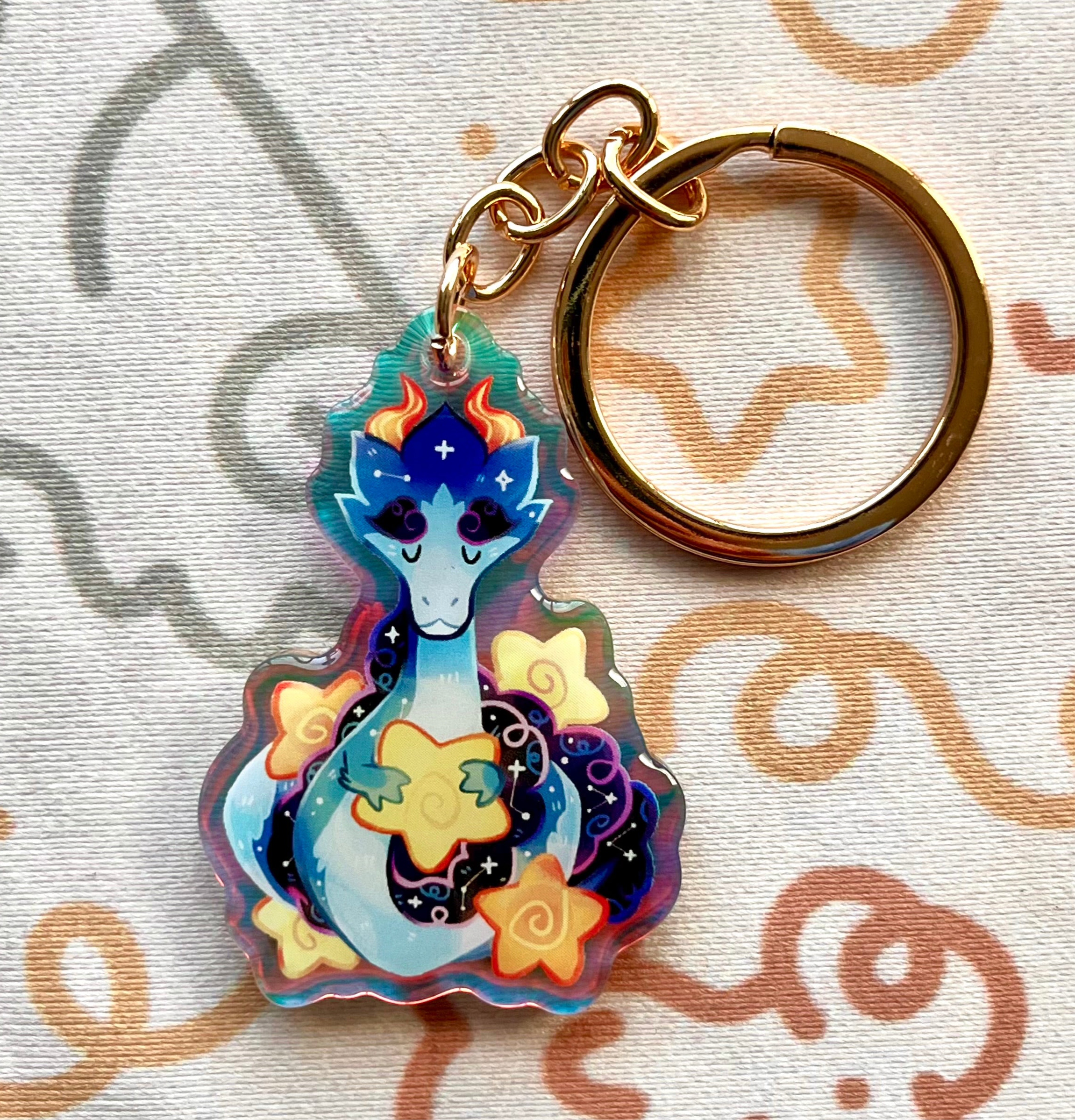 Spindle's Favorite Star Keychain