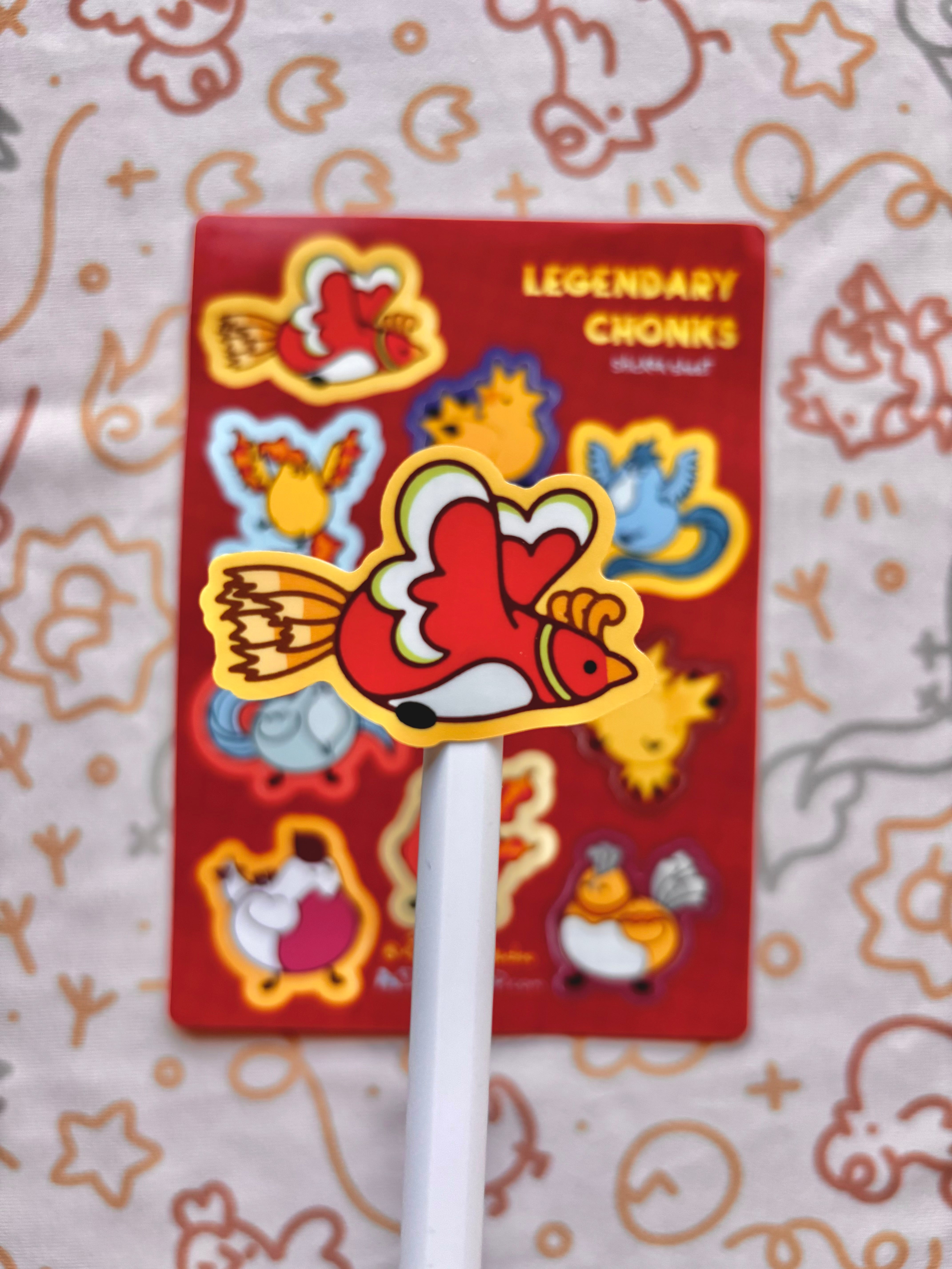 Legendary Chonks Vinyl Sticker Sheet