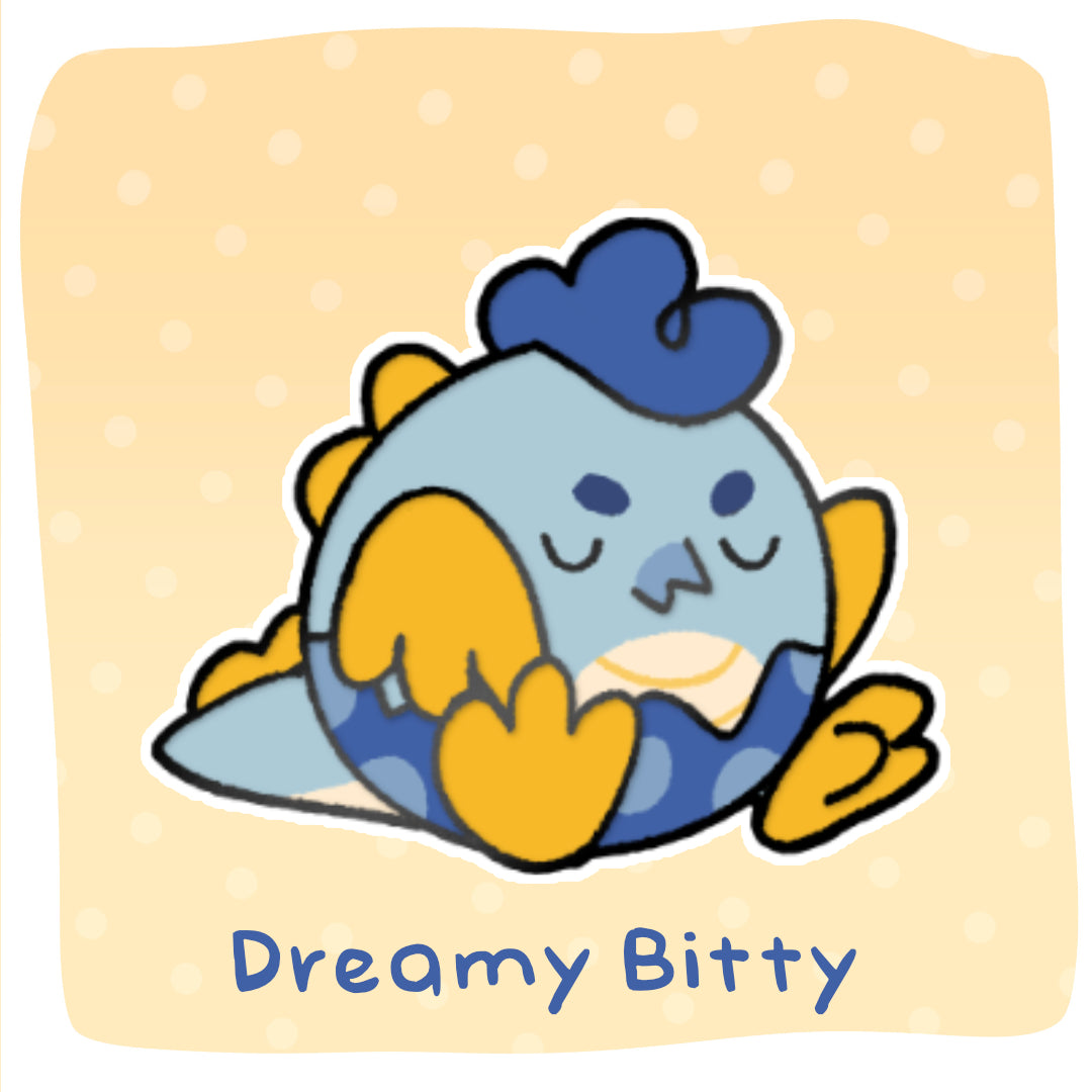Bitty Basilisk Dyed Metal Pin