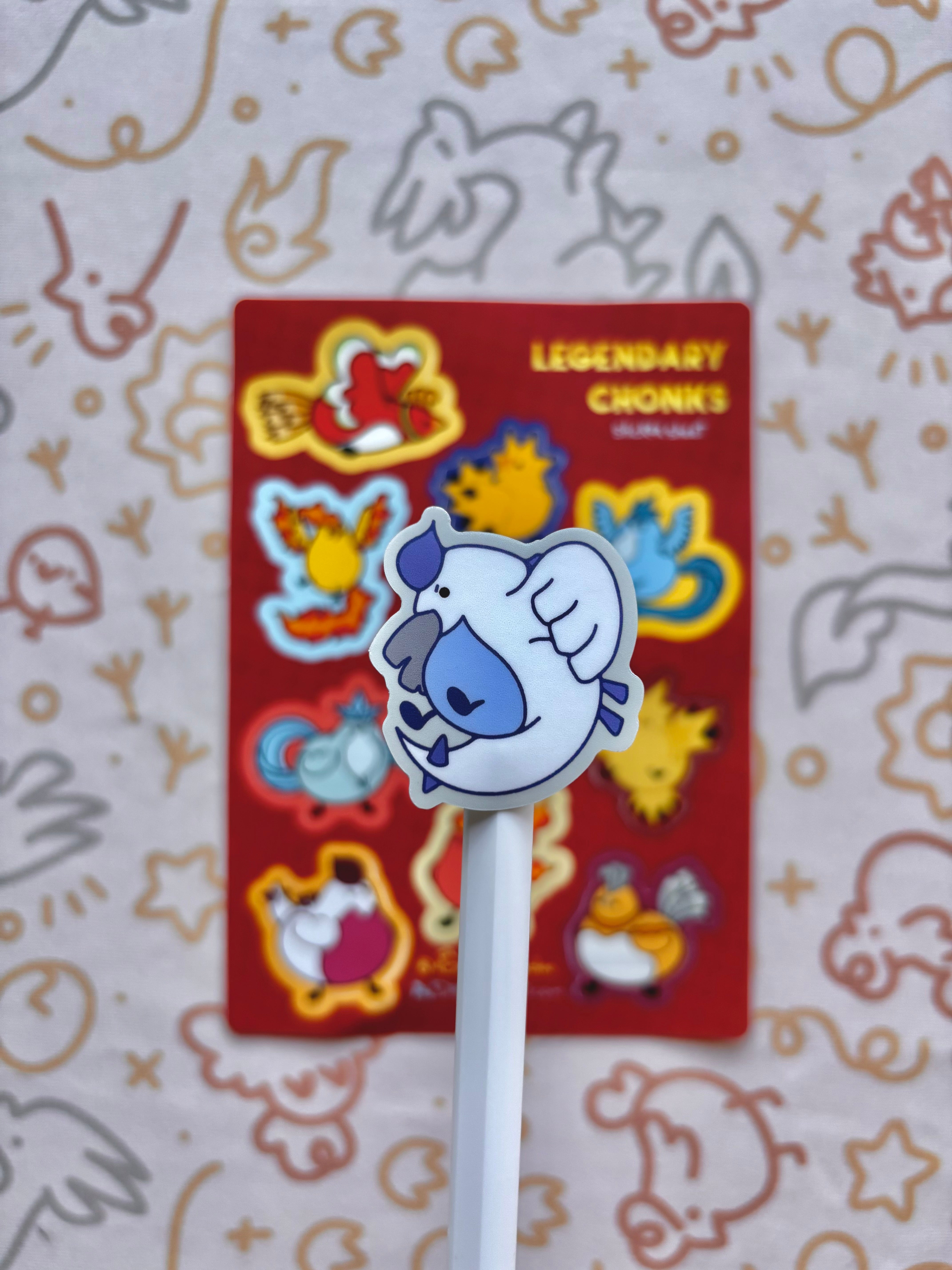 Legendary Chonks Vinyl Sticker Sheet