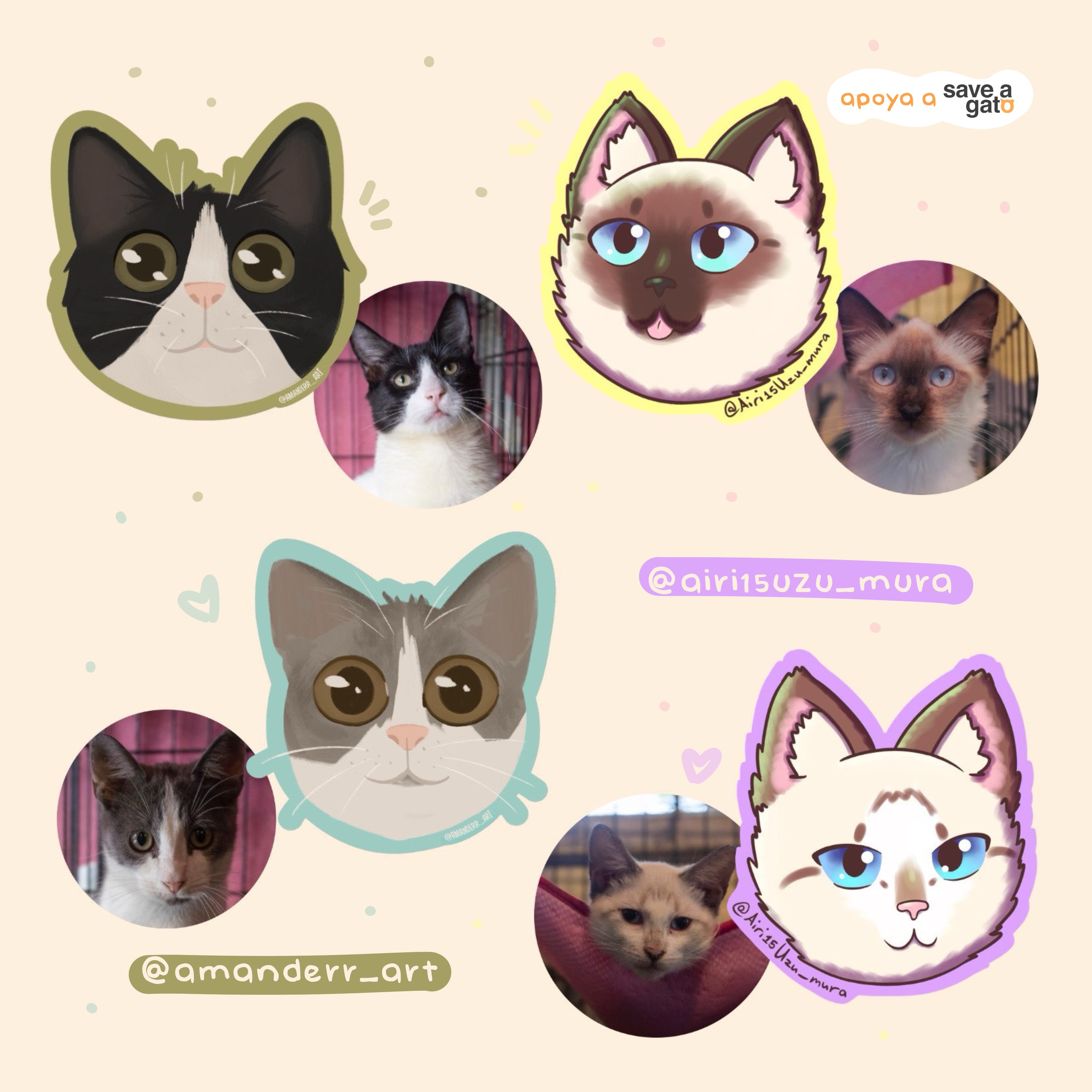Sticker Pack - Save a Gato