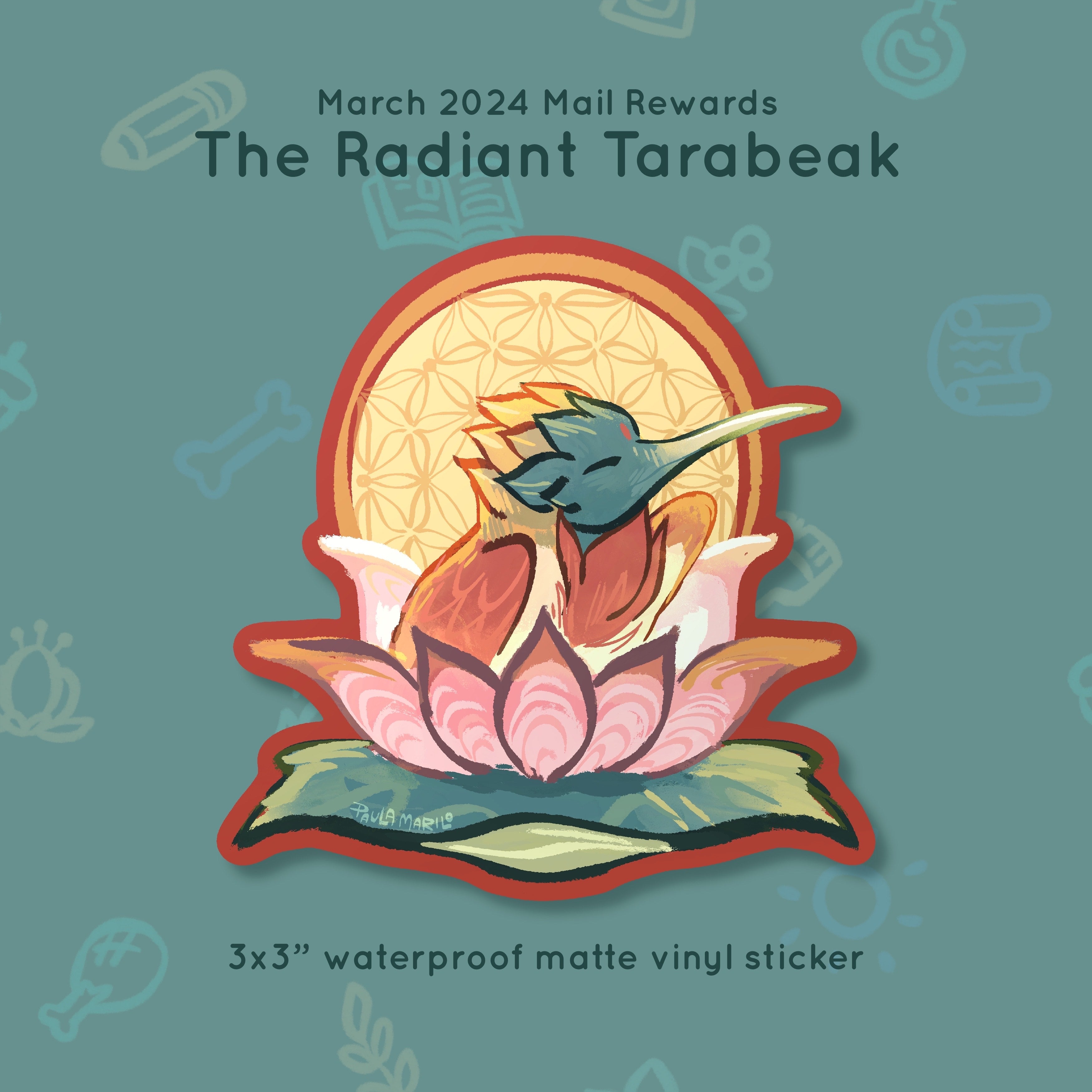 Critter #21 - Radiant Tarabeak - March 2024 Rewards