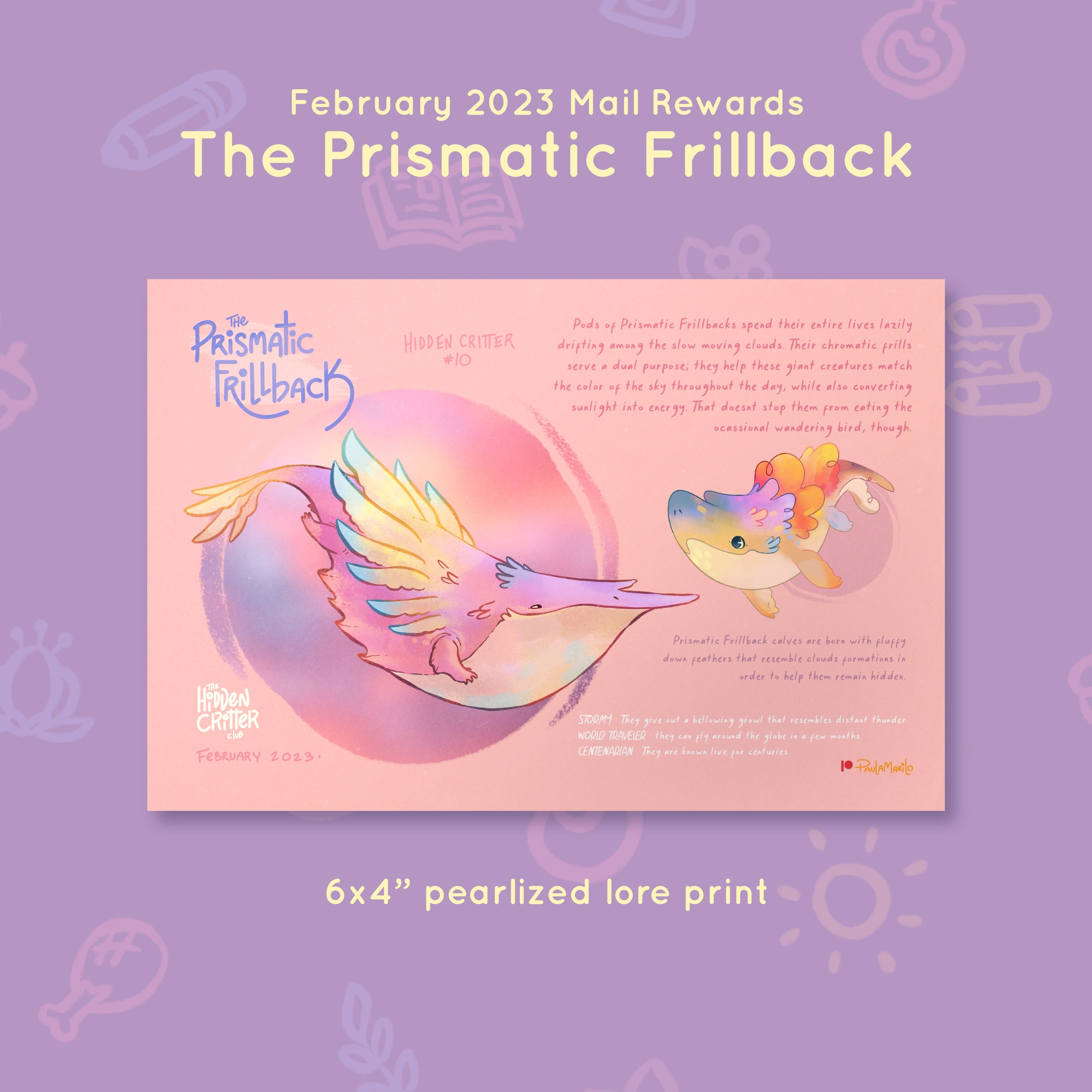 Bicho #10 - Frillback prismático - Recompensas de febrero de 2023