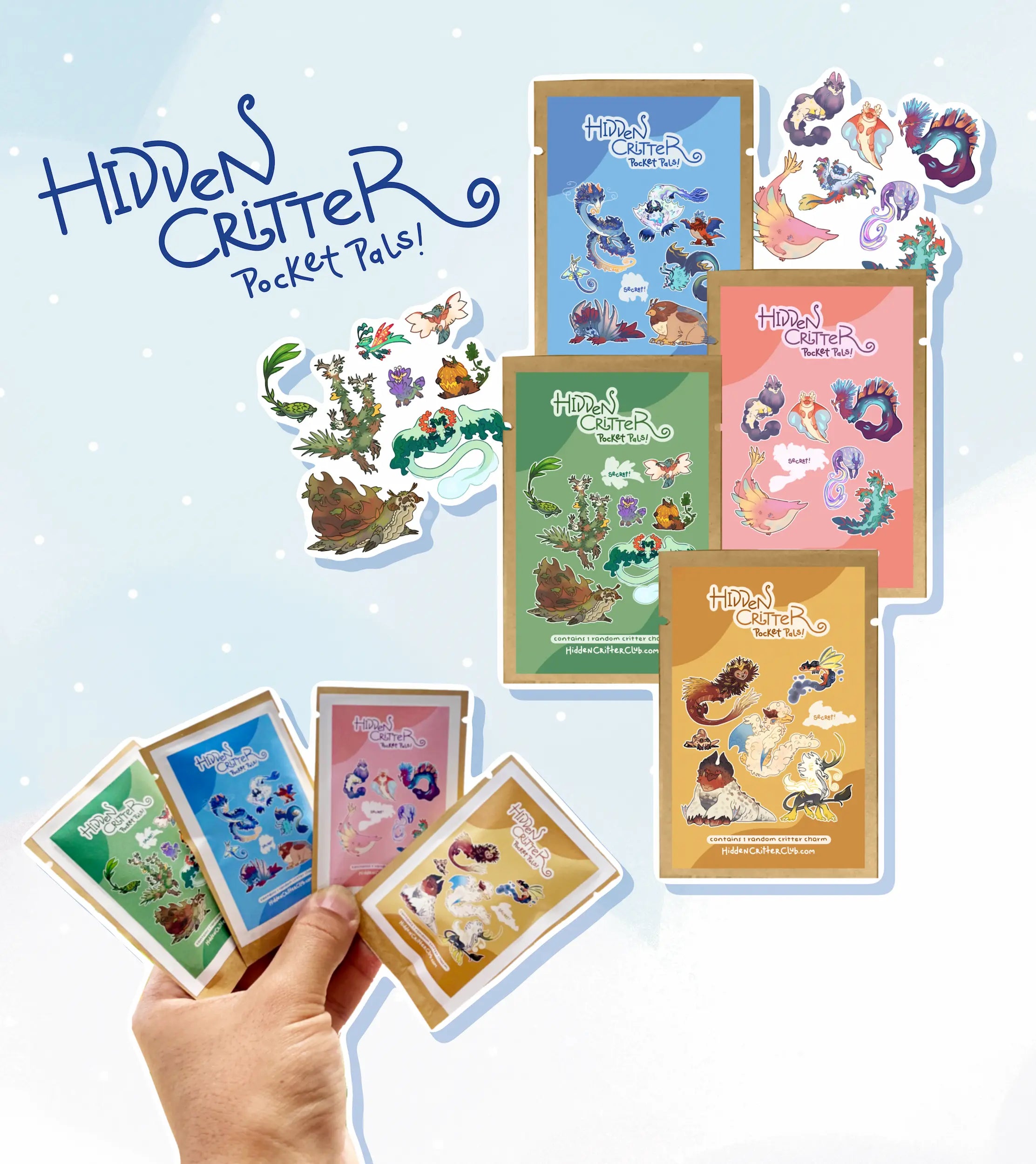 Hidden Critter Pocket Pals Keychain Charm Blind Bag