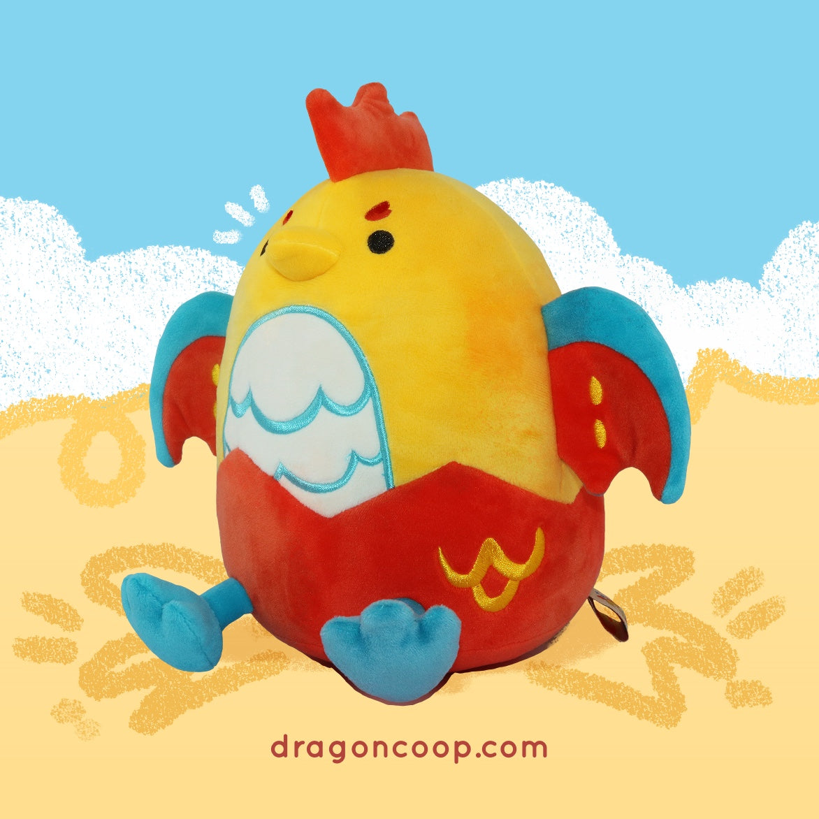 PRE-ORDER Bitty Basilisk Plush