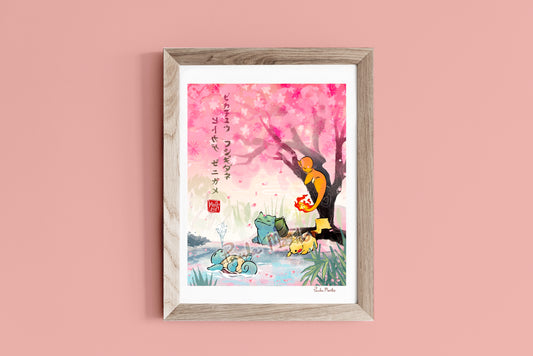 Sakura Starters Art Print