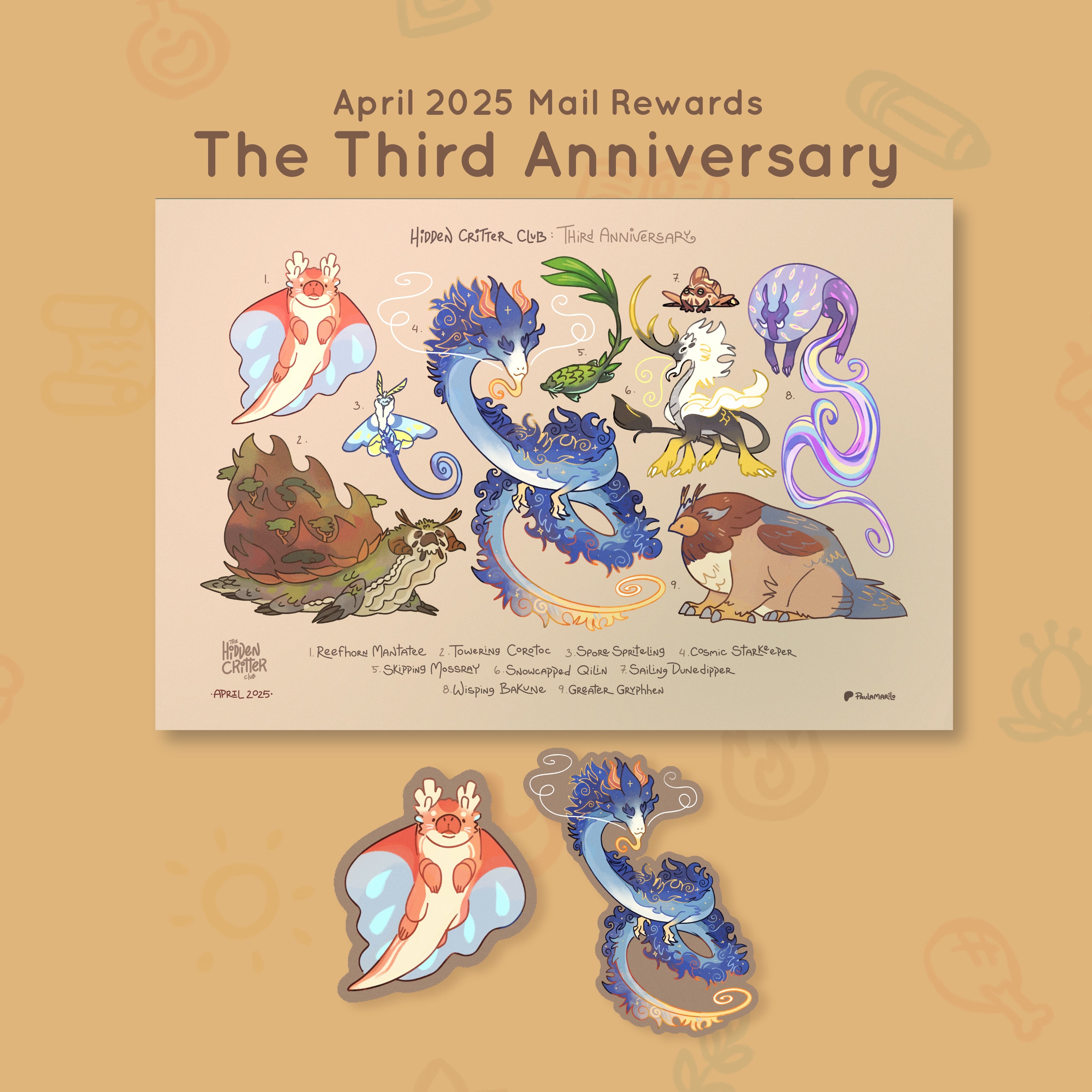 Segundo aniversario - Recompensas de abril de 2024