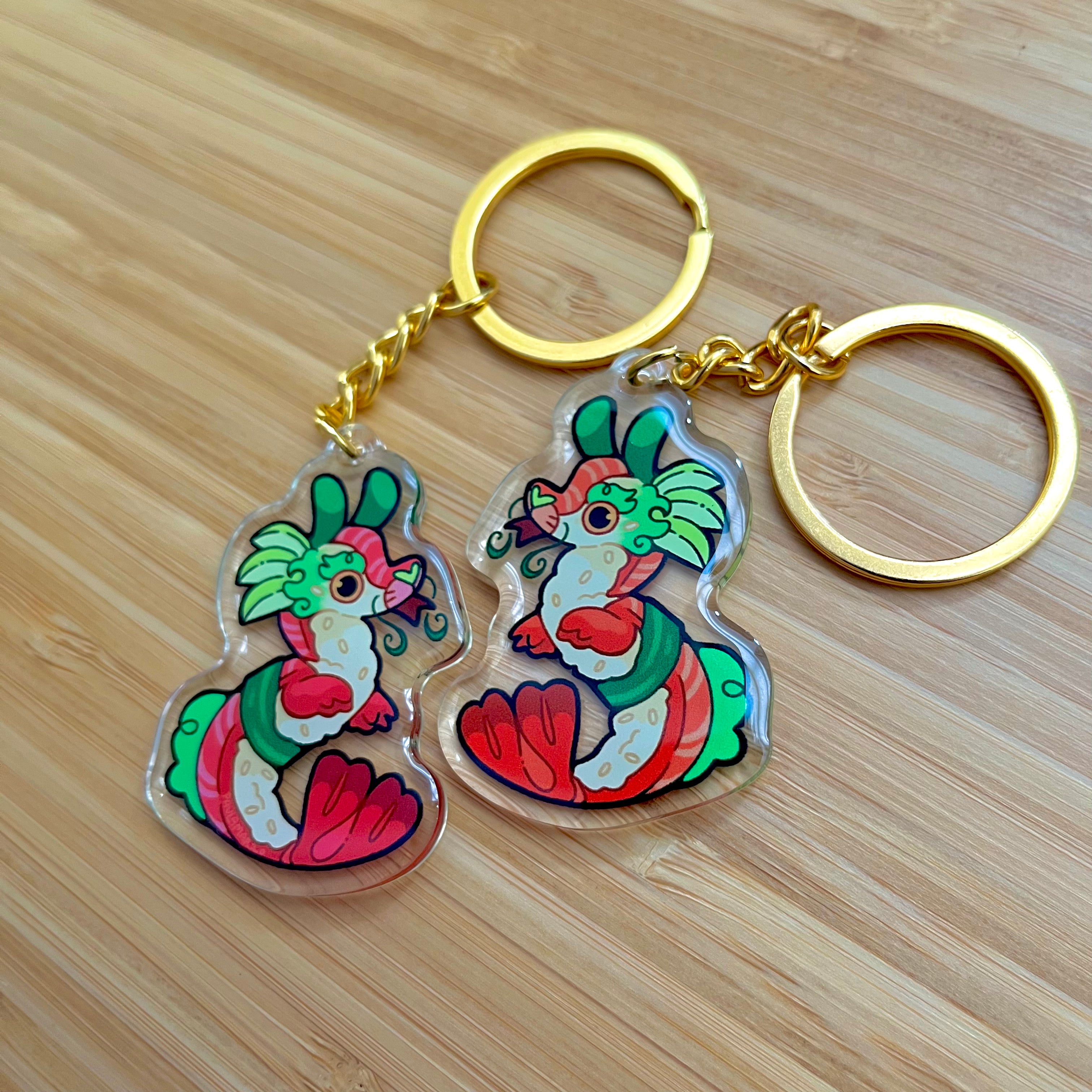Sushi Dragon Keychain