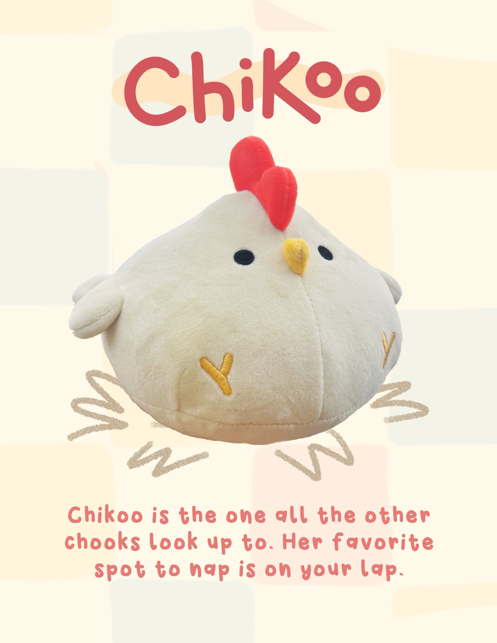 Chonky Chook Plush Art Toy