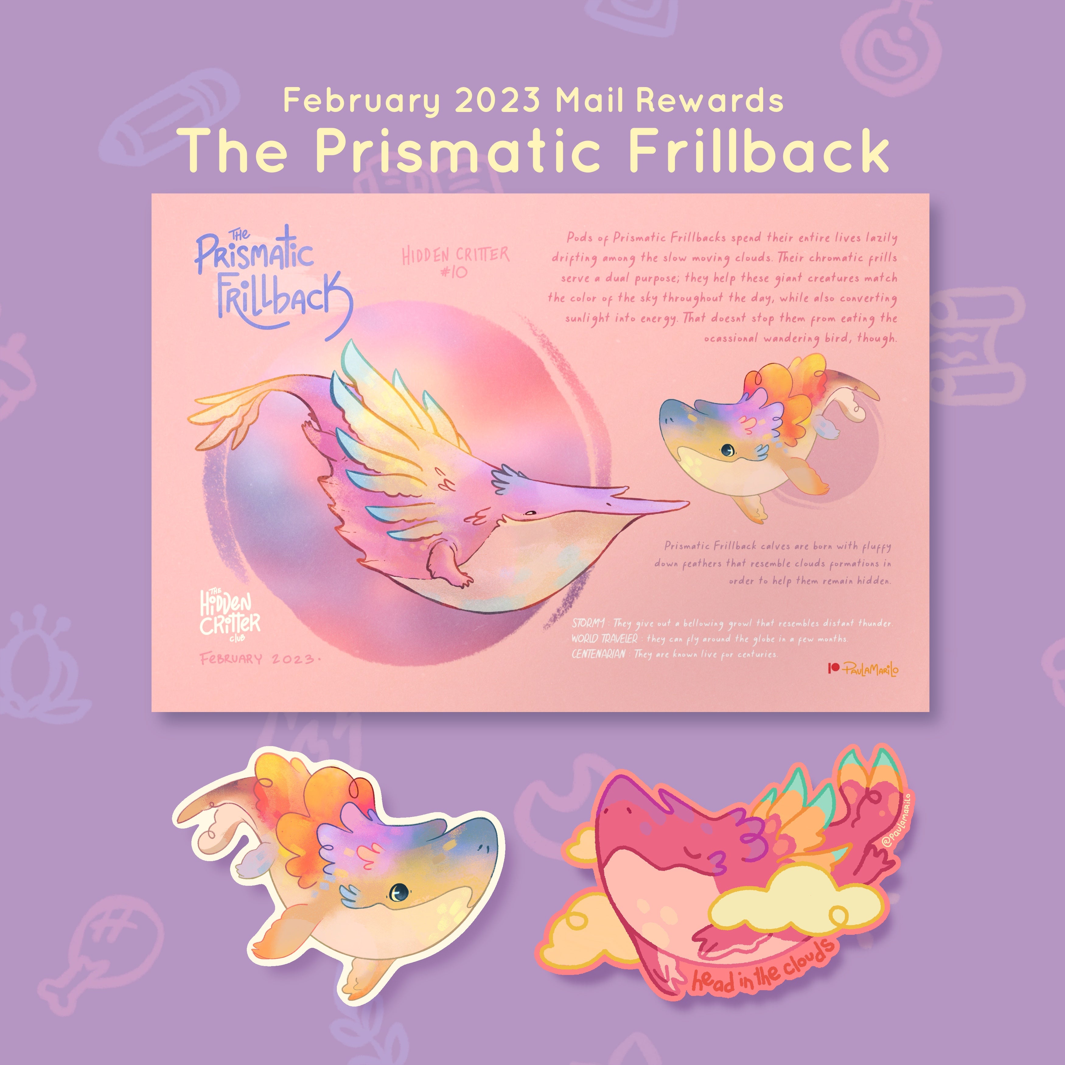 Bicho #10 - Frillback prismático - Recompensas de febrero de 2023