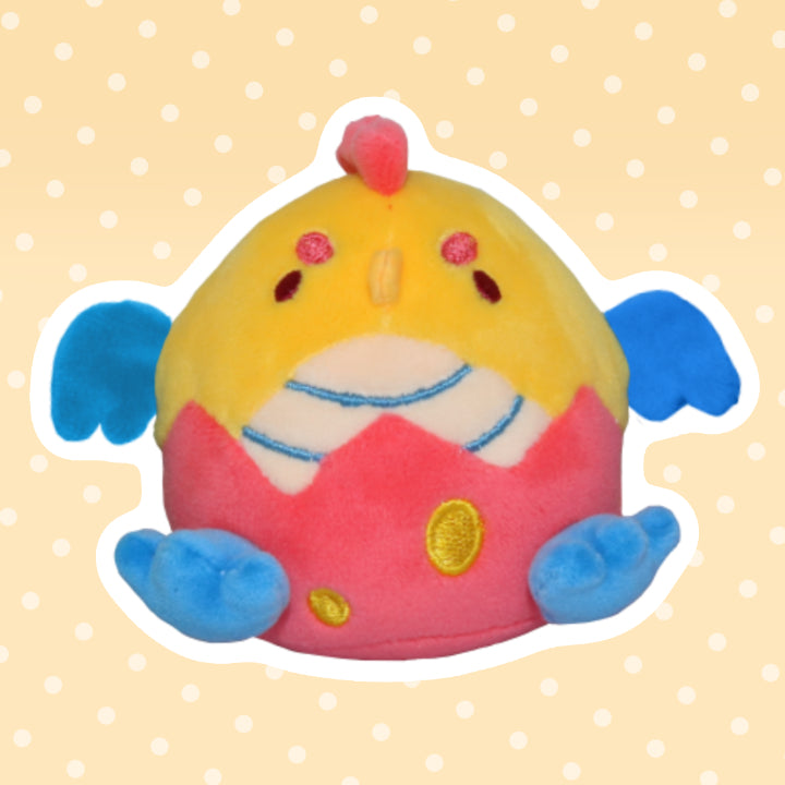Colgante de peluche de basilisco diminuto
