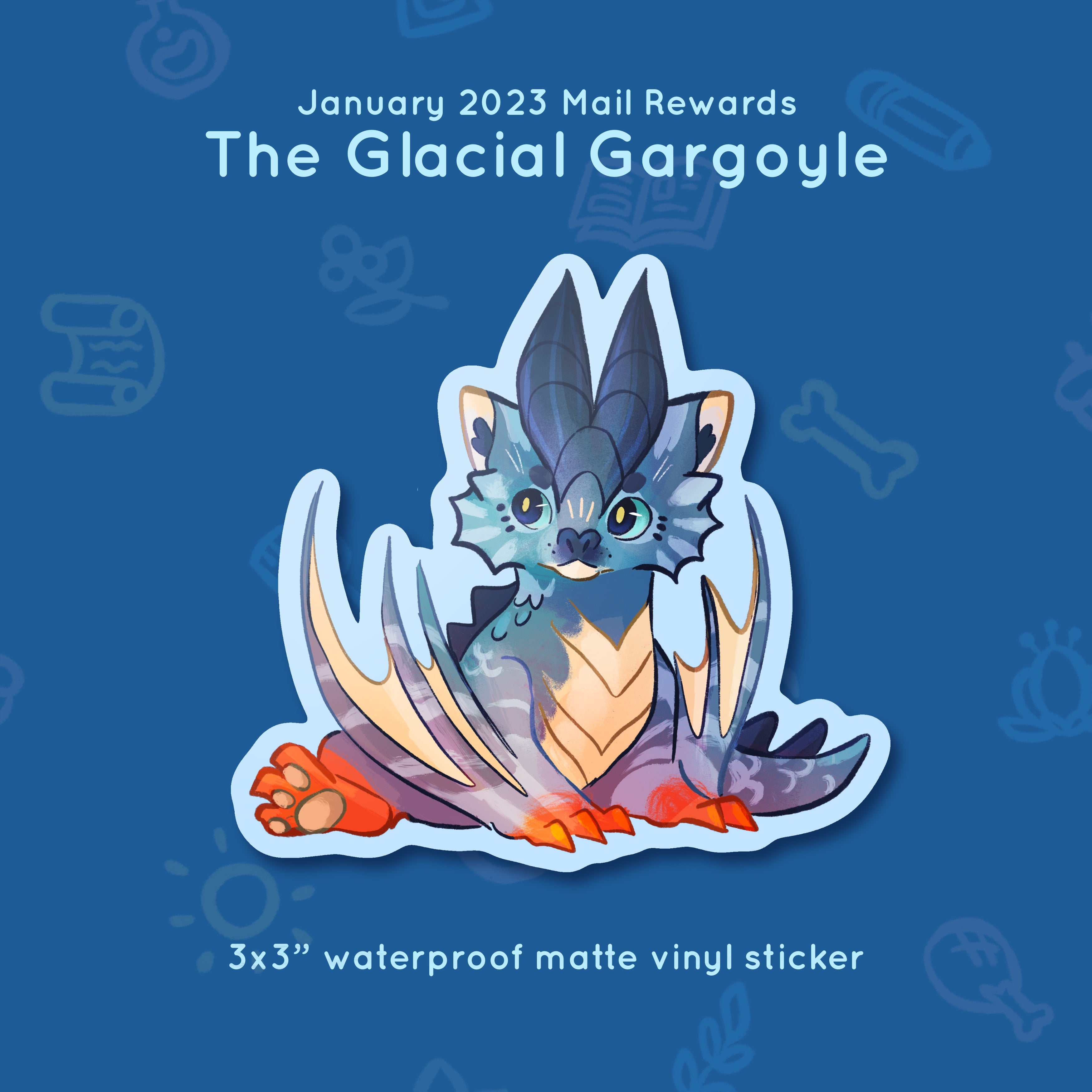 Bicho #09 - Gárgola Glacial - Recompensas de enero de 2023