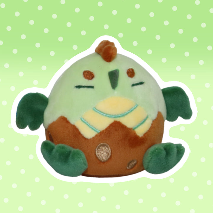 Colgante de peluche de basilisco diminuto
