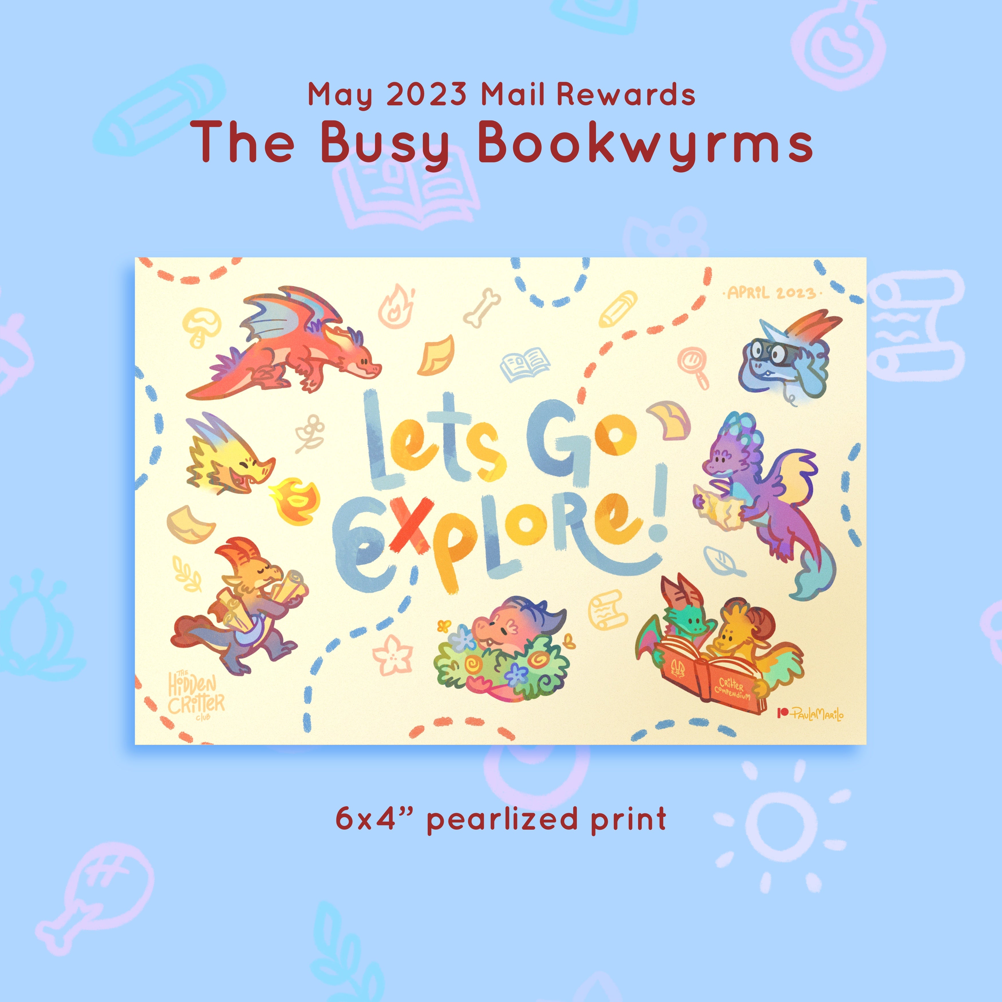 Bichito n.º 11.5 - Bibliófilo Ocupado - Recompensas de mayo de 2023