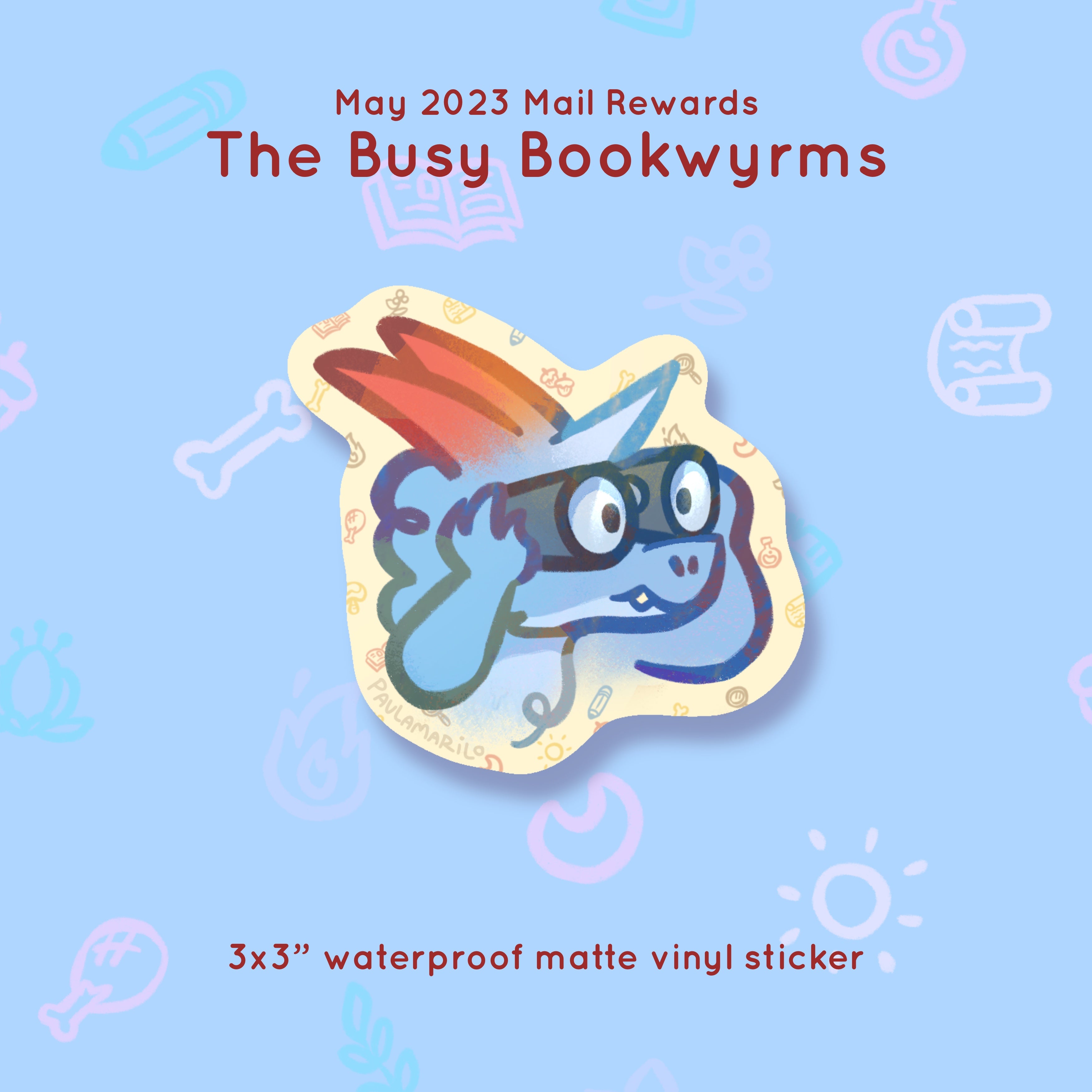 Bichito n.º 11.5 - Bibliófilo Ocupado - Recompensas de mayo de 2023