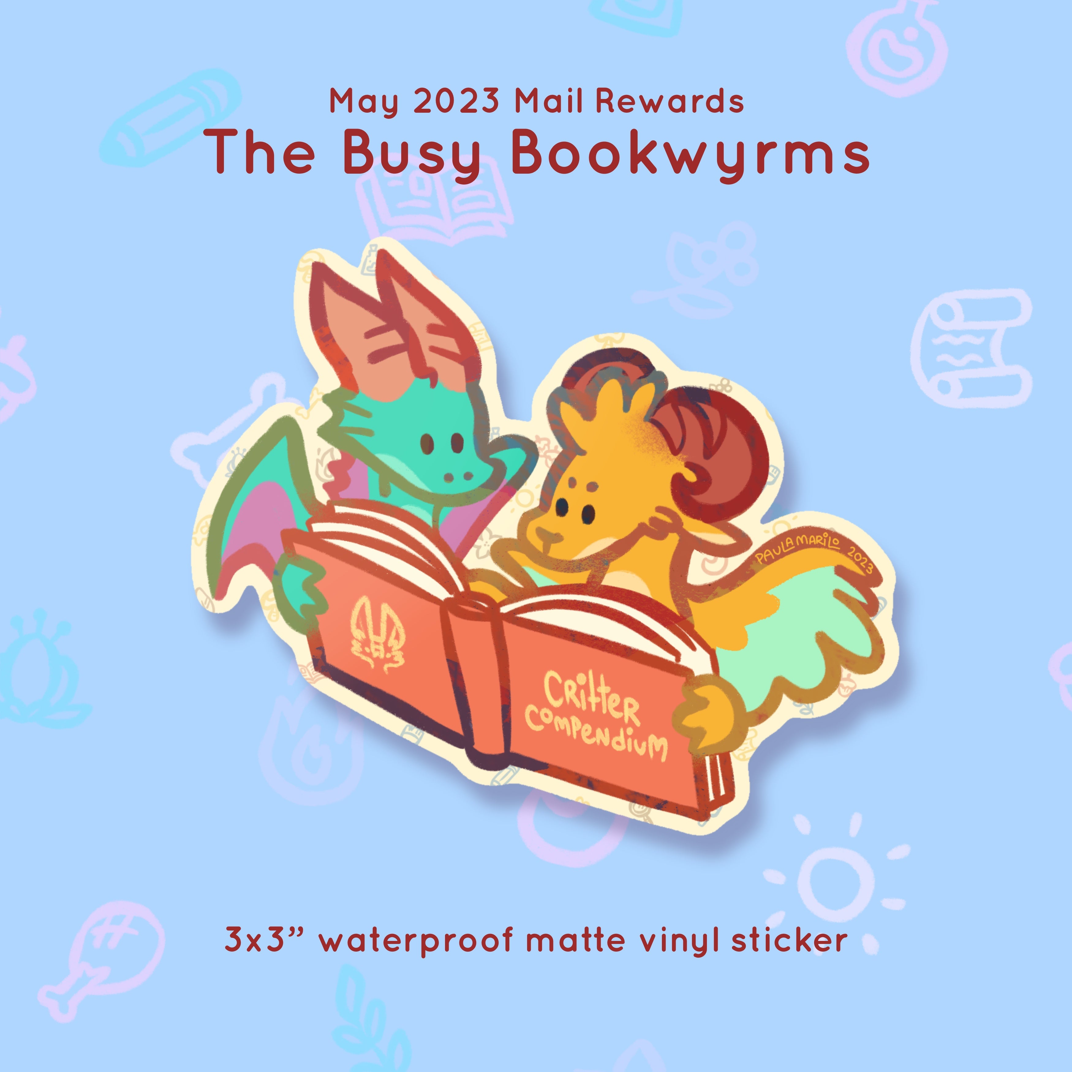 Bichito n.º 11.5 - Bibliófilo Ocupado - Recompensas de mayo de 2023