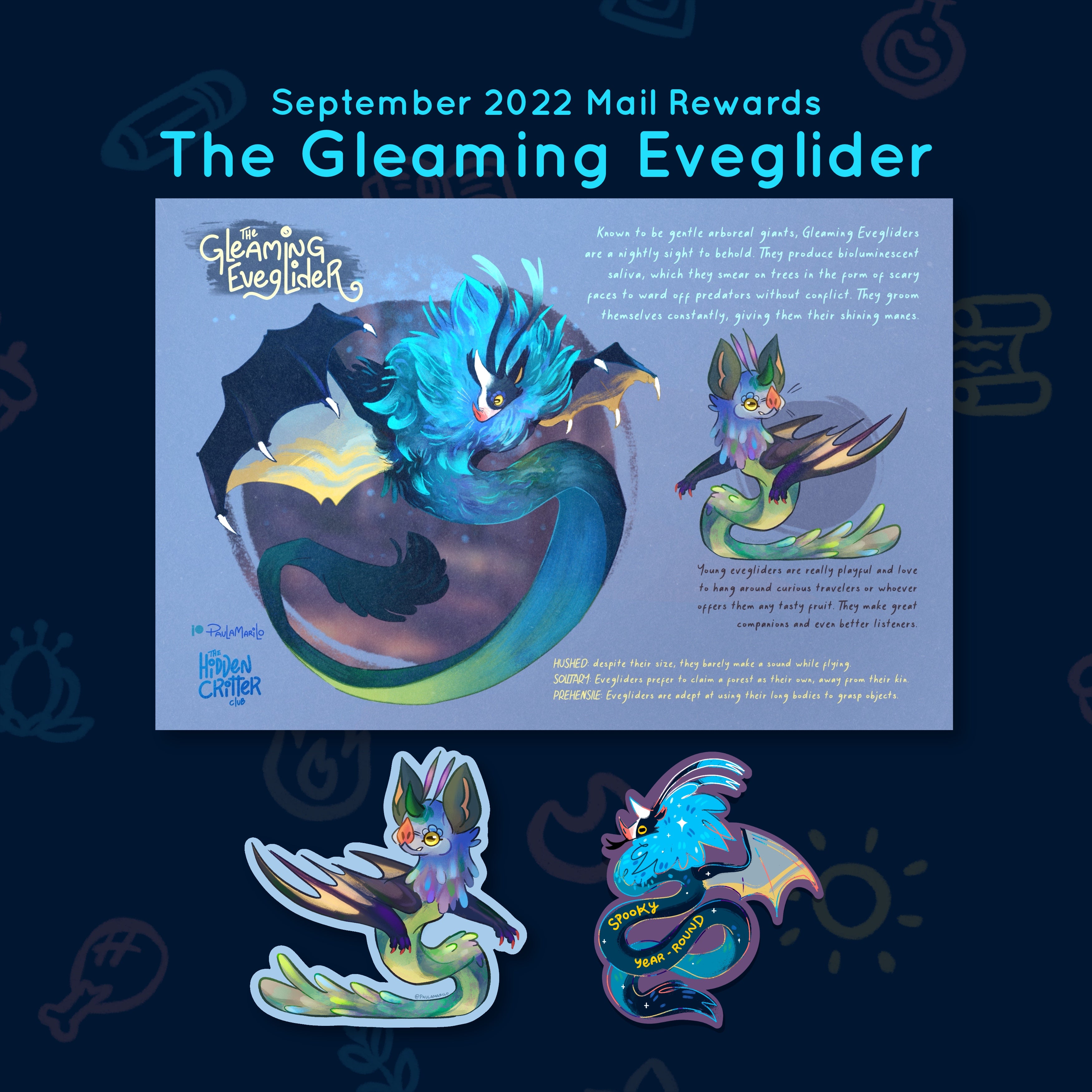 Bicho n.º 05 - Deslizador del Crepúsculo Resplandeciente - Recompensas de septiembre de 2022