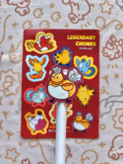 Lámina de pegatinas de vinilo "Chonks legendarios"