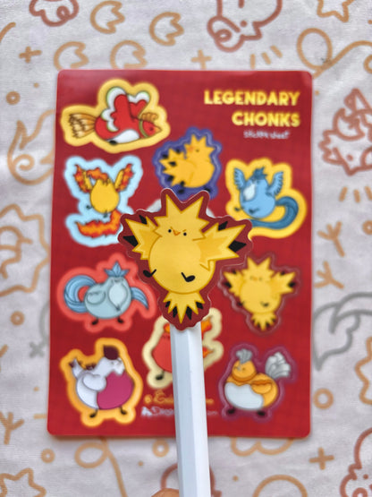 Legendary Chonks Vinyl Sticker Sheet