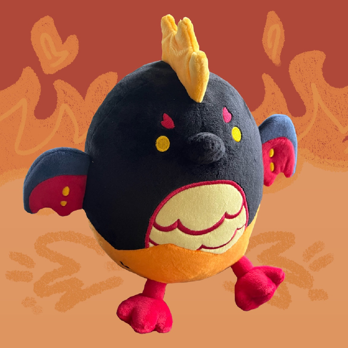 Molten Bitty Basilisk Plush Art Toy