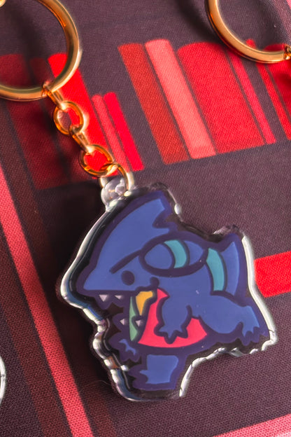 Dragon Type Babies Lanyard Keychain