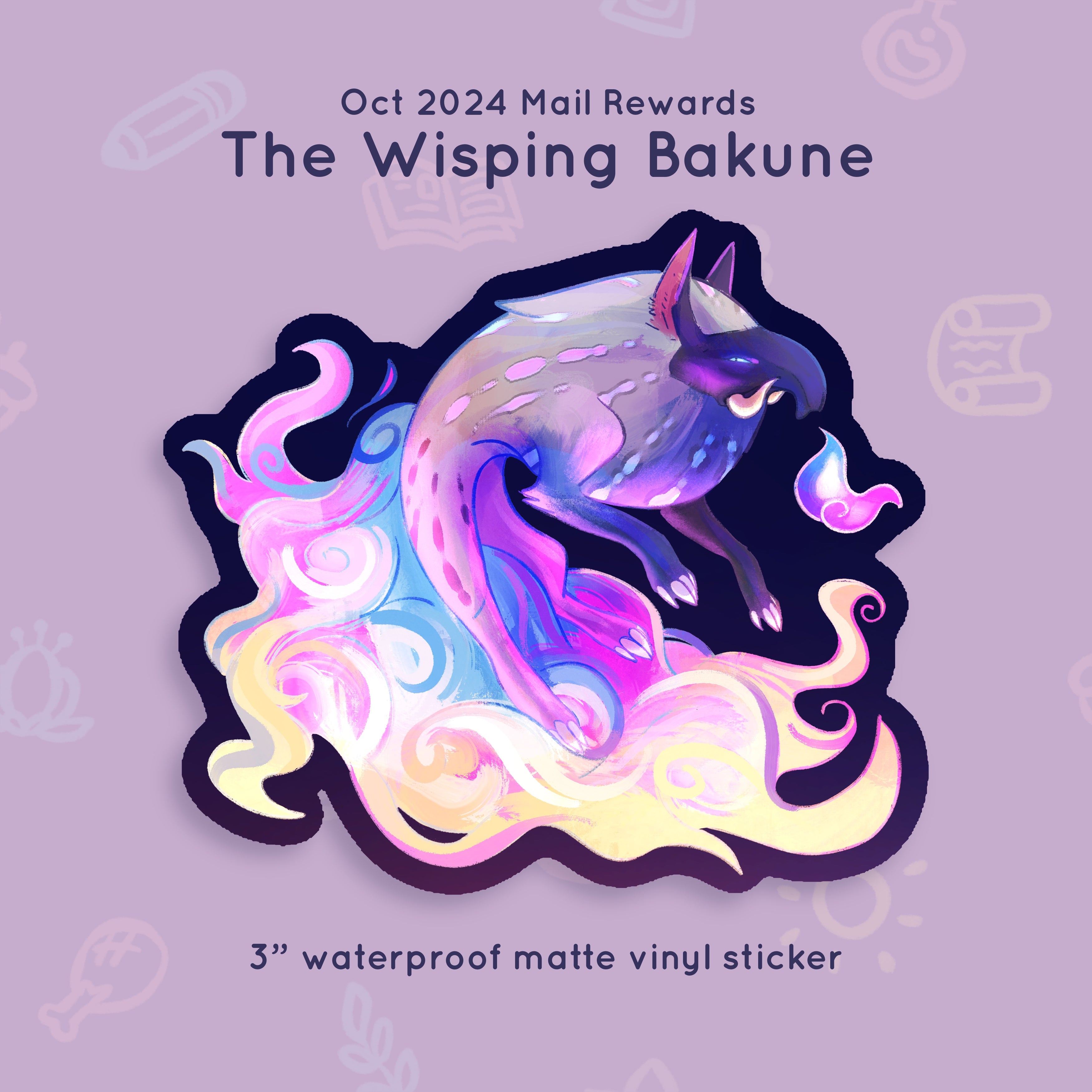 Critter #25 - Wisping Bakune - October 2024 Rewards