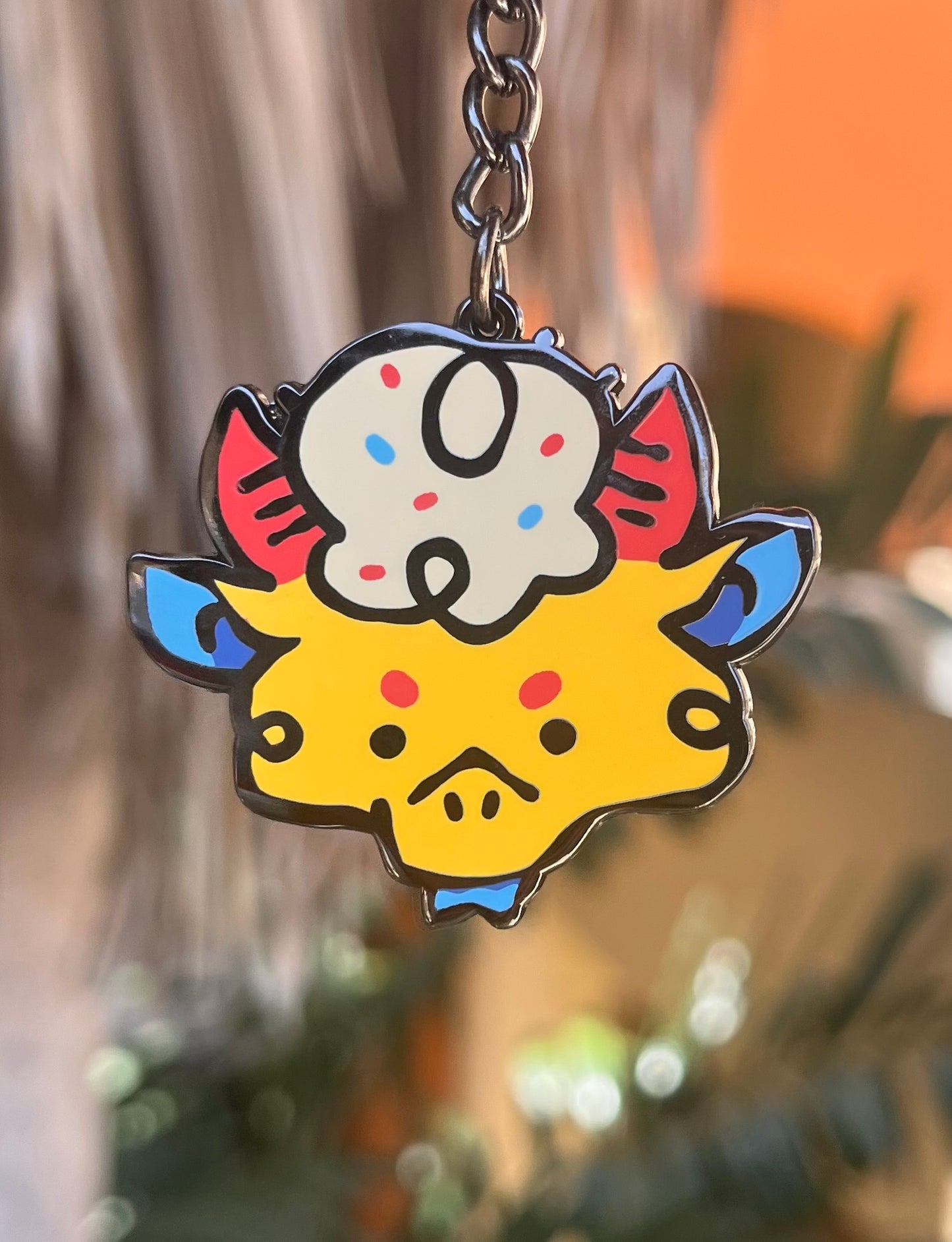 Cheeky Lua Dragon Metal Keychain