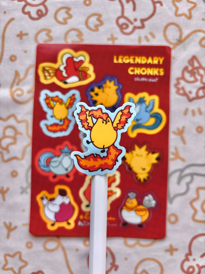 Lámina de pegatinas de vinilo "Chonks legendarios"
