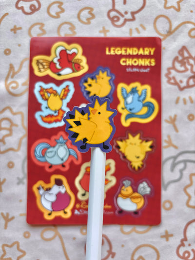 Lámina de pegatinas de vinilo "Chonks legendarios"