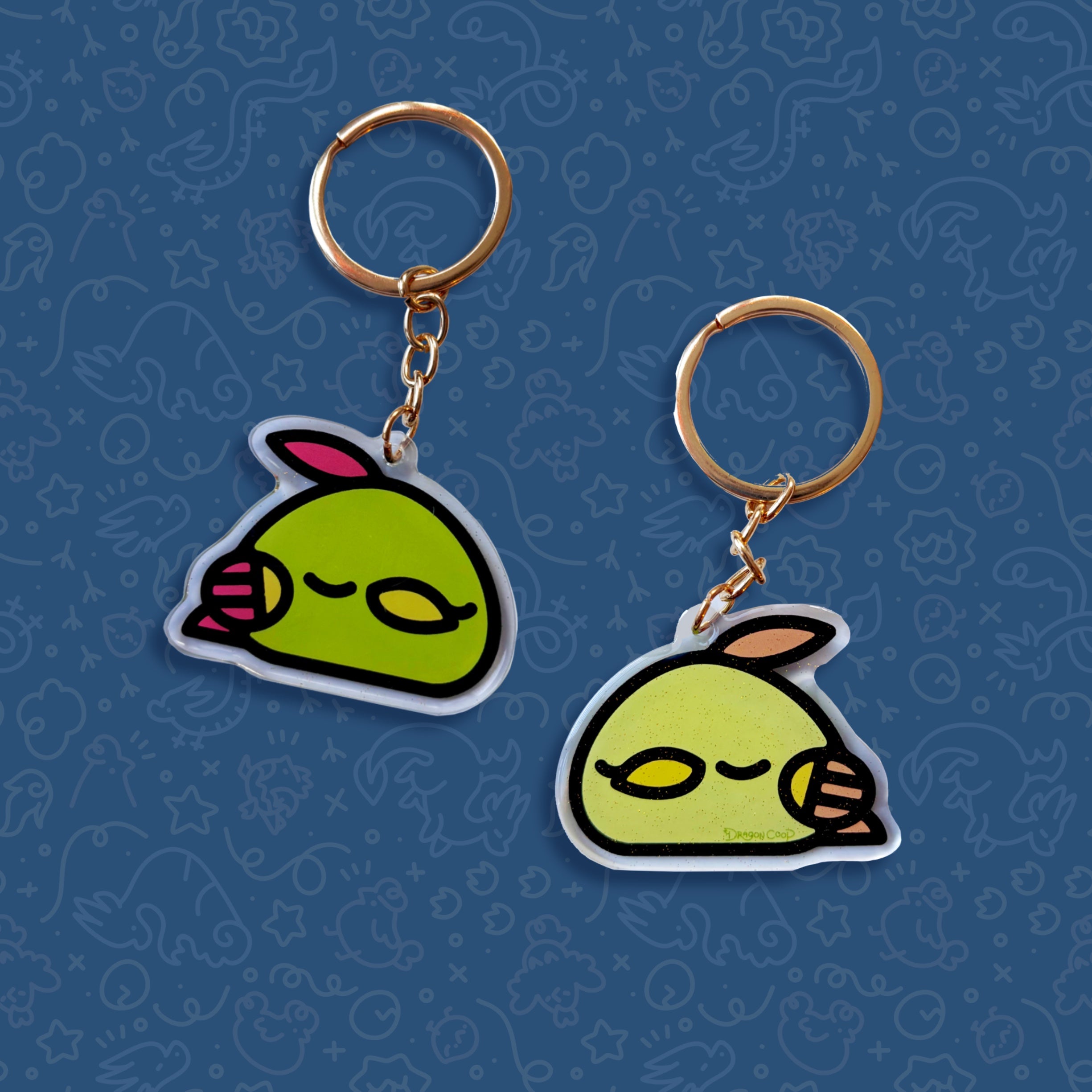 Sleeping Natu Keychain