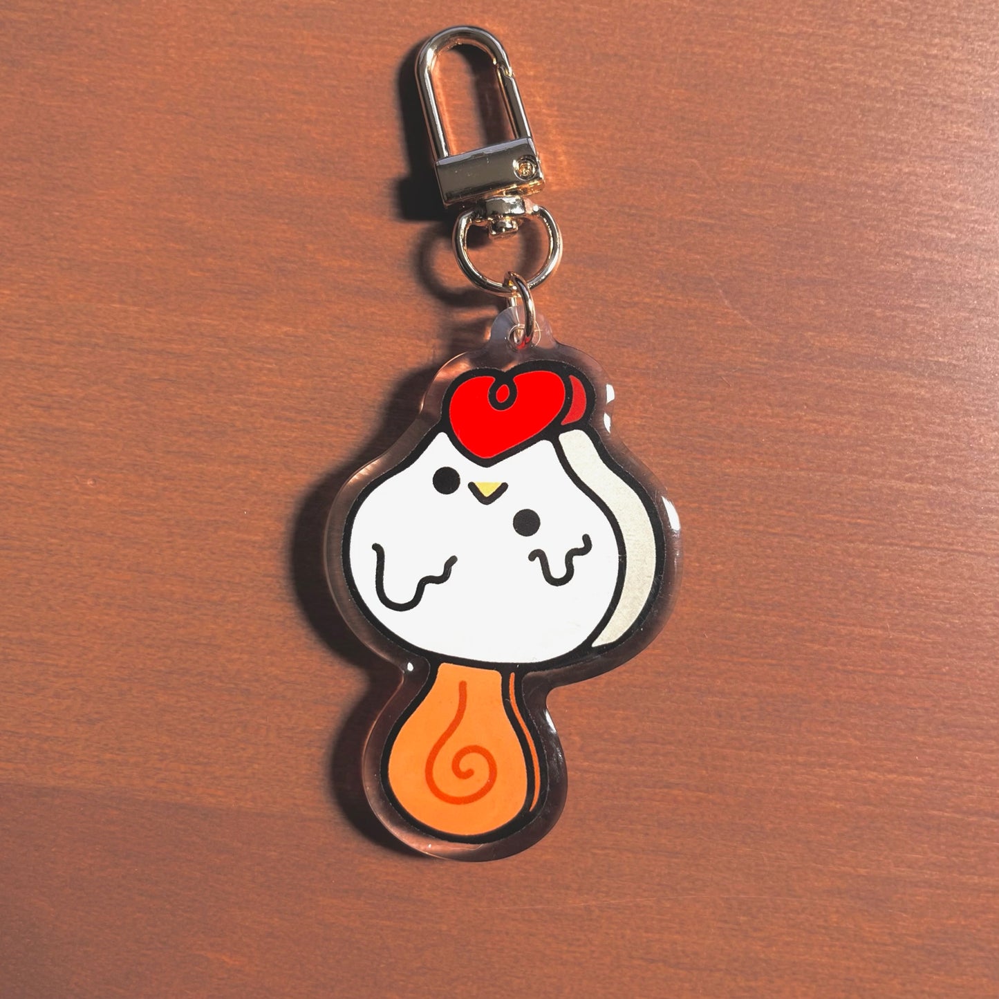 Chicken Popsicle Keychain