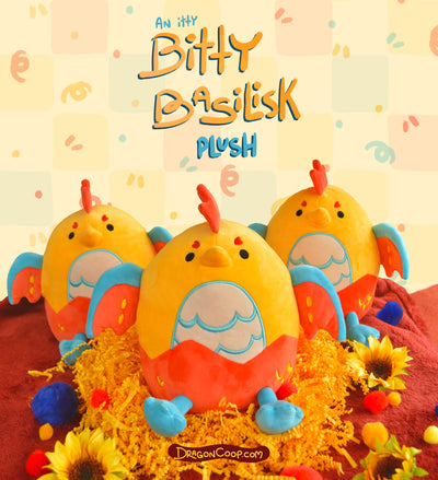 Mini Bitty Basilisk Plush