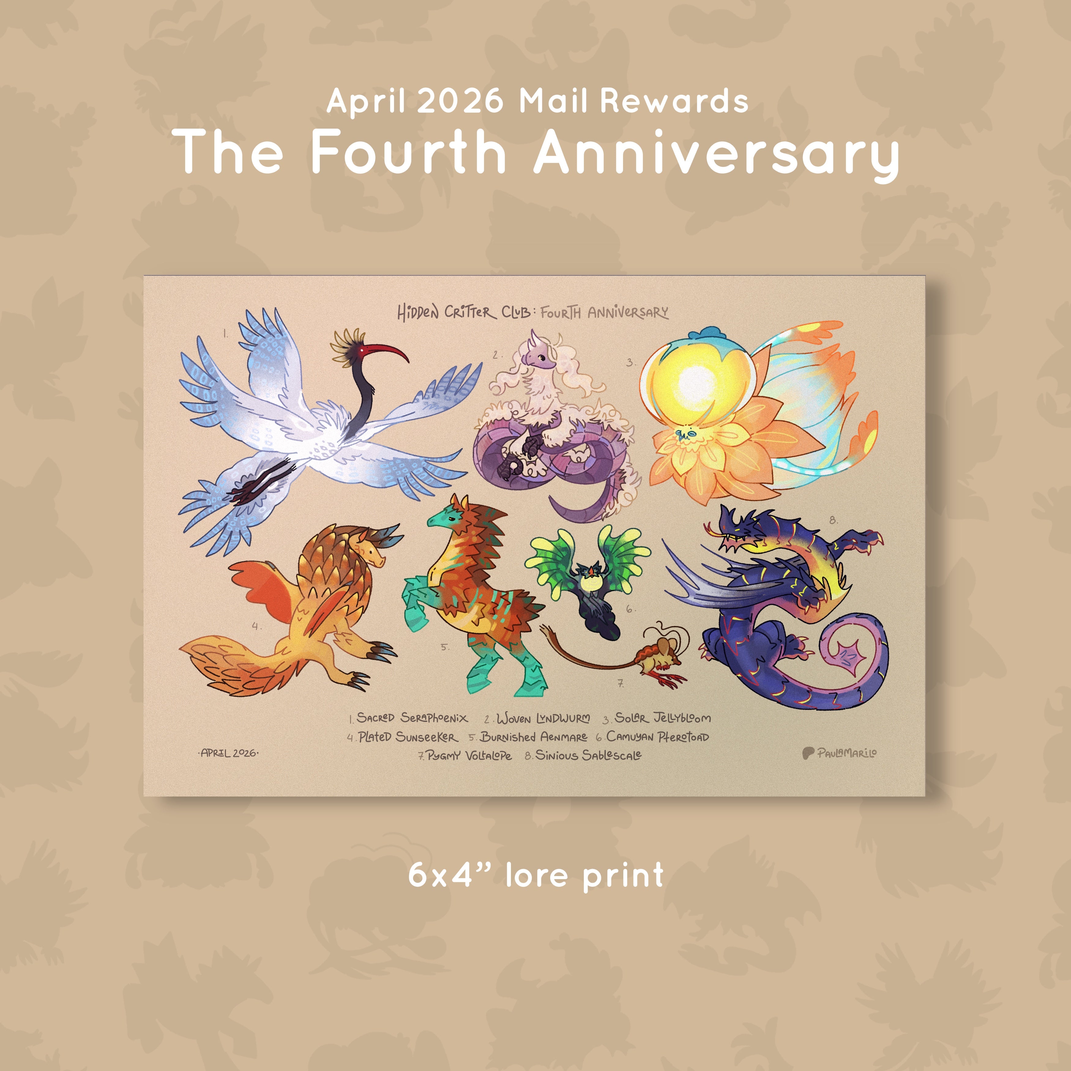 Segundo aniversario - Recompensas de abril de 2024