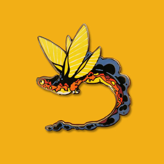 Plumed Skimmer Enamel Pin