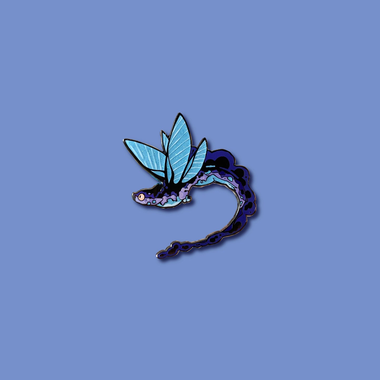 Plumed Skimmer Enamel Pin