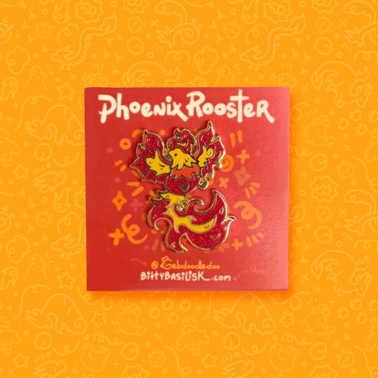 Phoenix Chook Enamel Pin