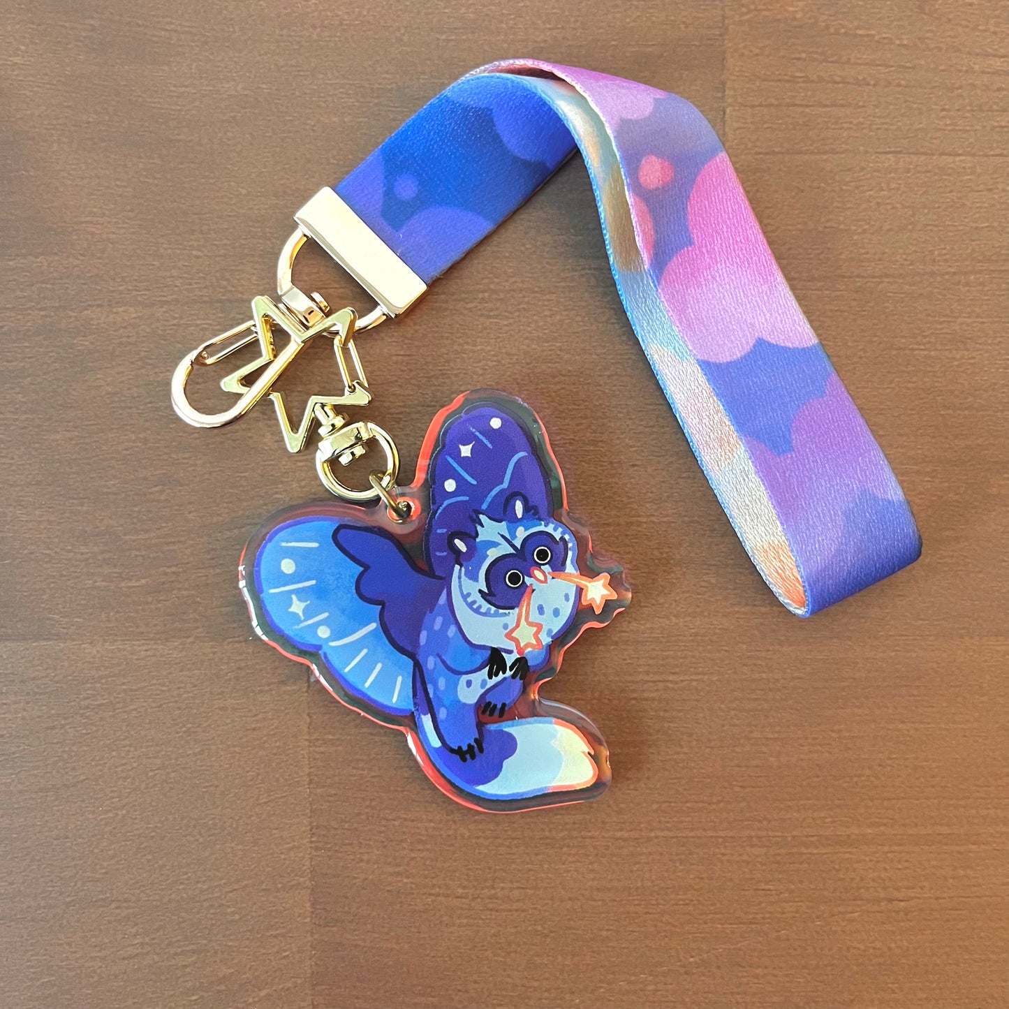 Owlcoon Lanyard Keychain