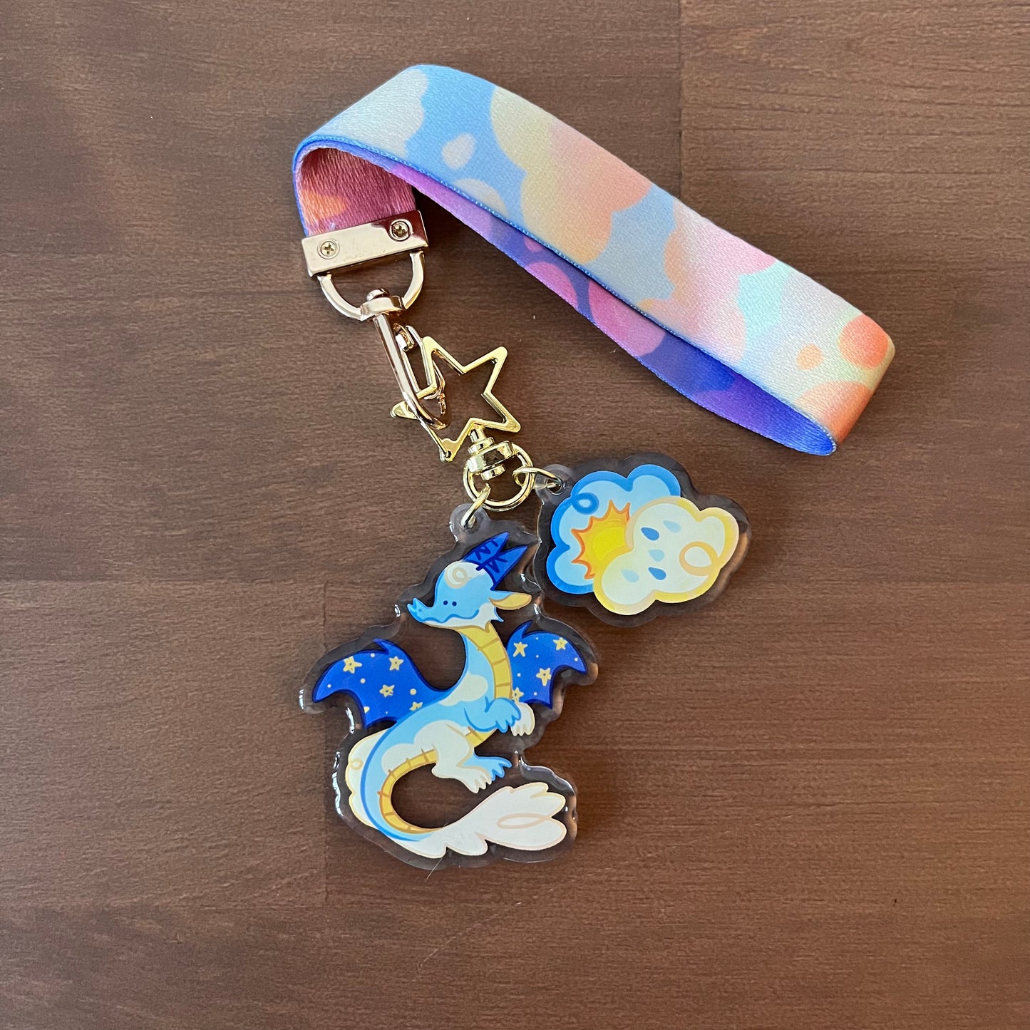 NightLight Dragon Lanyard Keychain